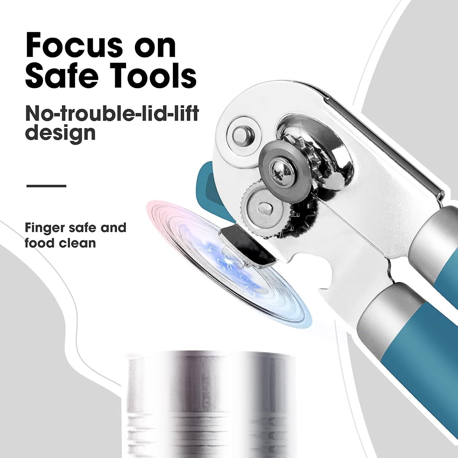 Abrelatas multifuncional Beneno K121 con imán y cuchilla afilada