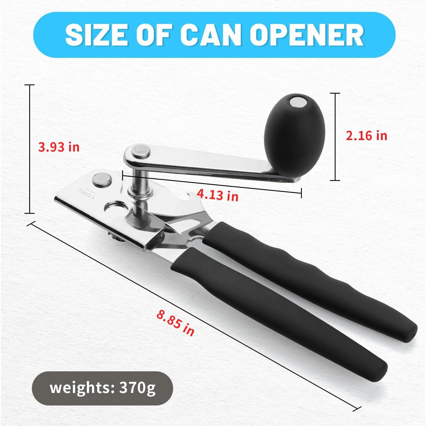 Abrelatas Manual AGIgear de Acero Inoxidable 22.6 cm