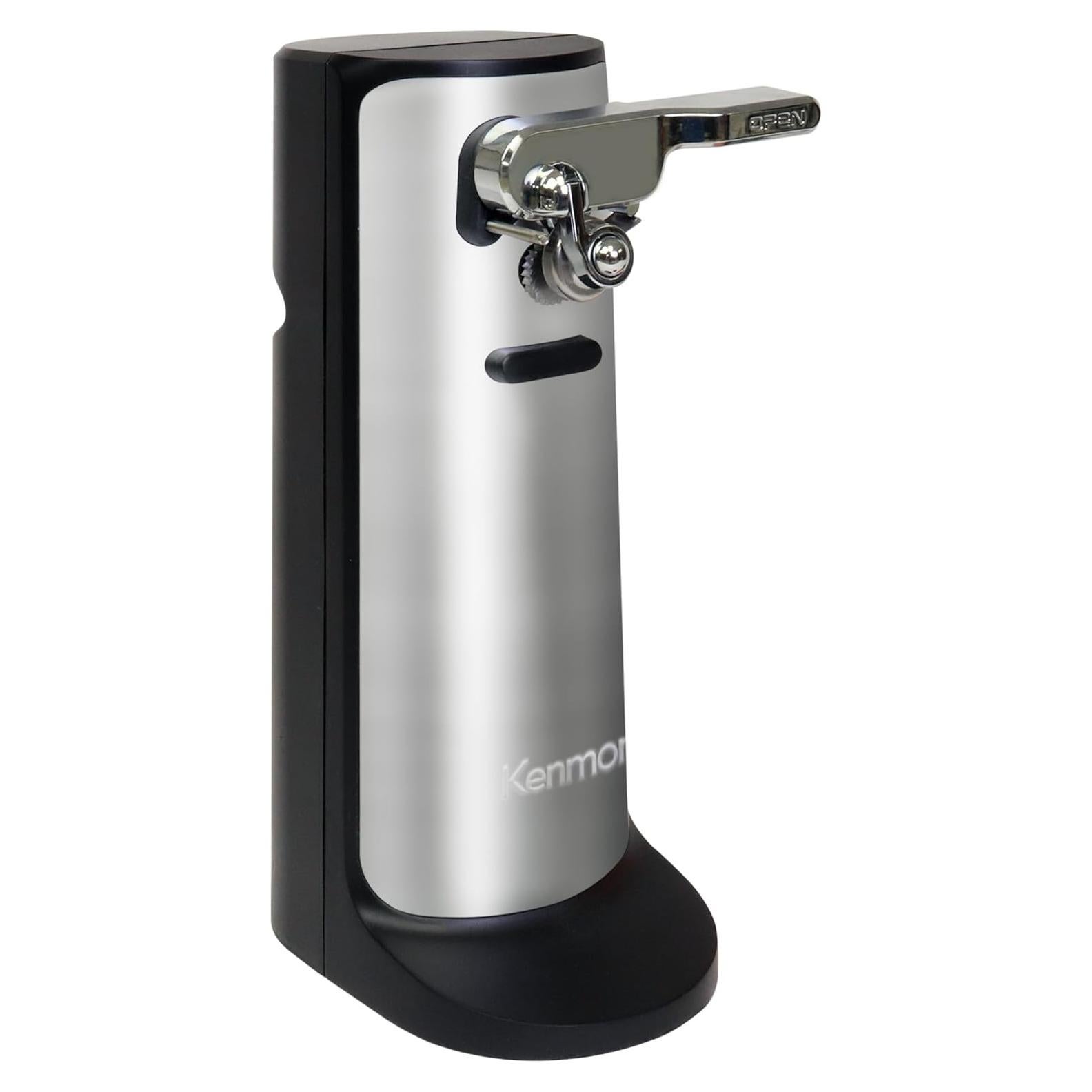 Abrelatas Eléctrico 3 en 1 Kenmore con Afilador y Abrebotellas