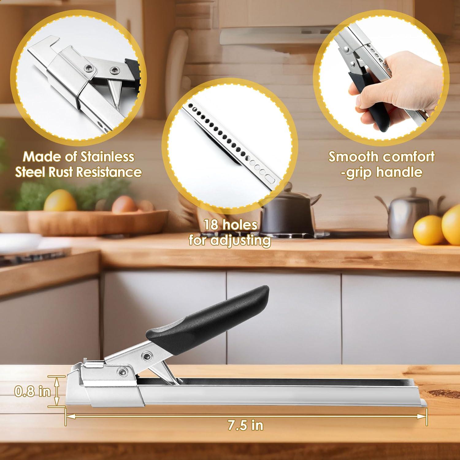 Dreyoo 2 Pack Abridores de Tarros Ajustables Acero Inoxidable