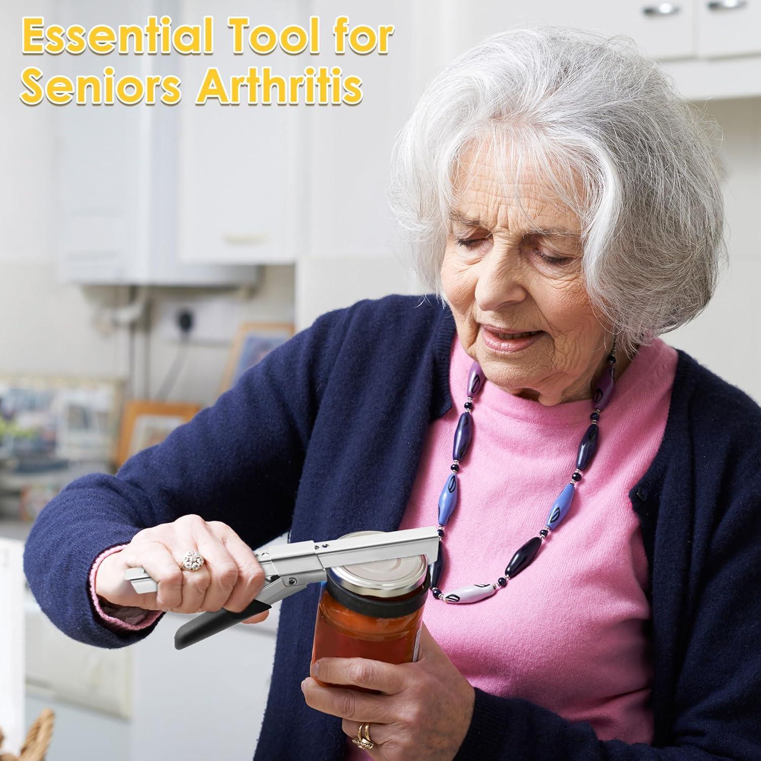 Dreyoo 2 Pack Abridores de Tarros Ajustables Acero Inoxidable