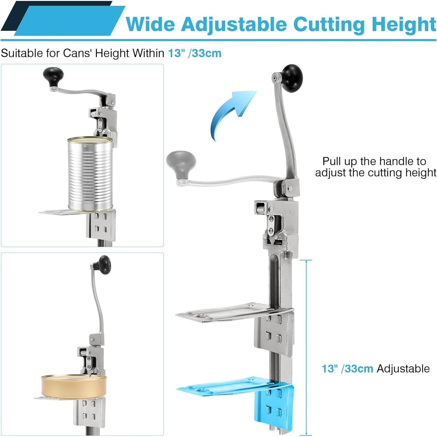 Abridor de Lata Manual IRONWALLS 48cm para Latas Grandes