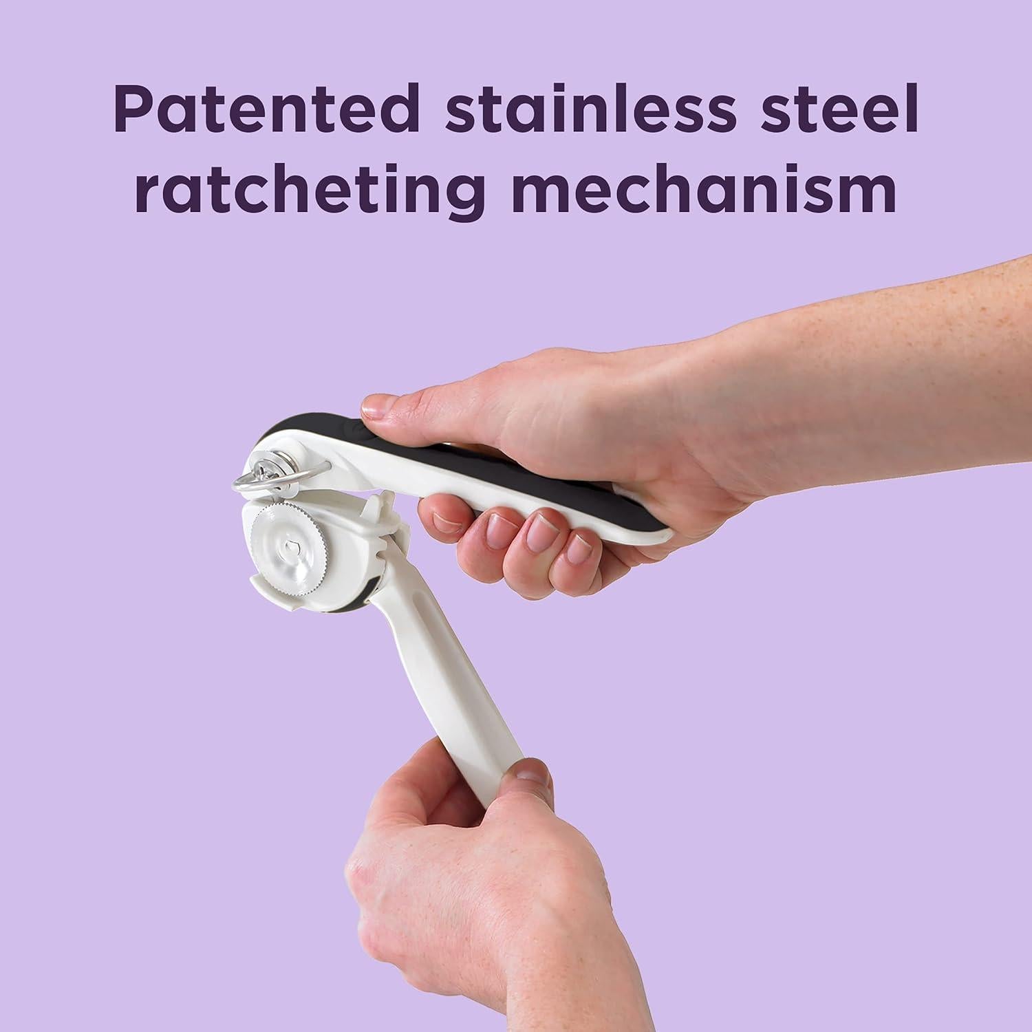 Abrelatas Manual Chef'n EzSqueeze Negro 15,24 cm