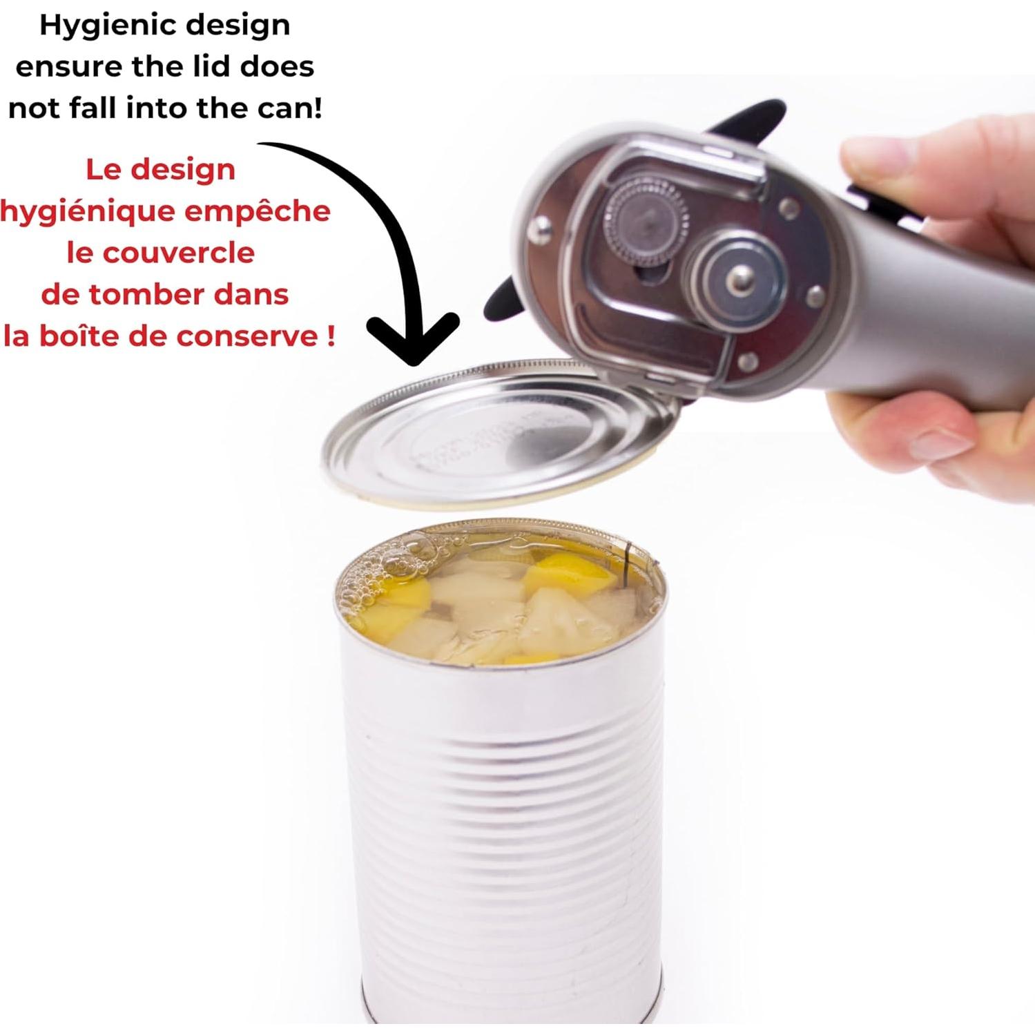 Abrelatas Starfrit Securimax Auto - Borde Seguro Gris