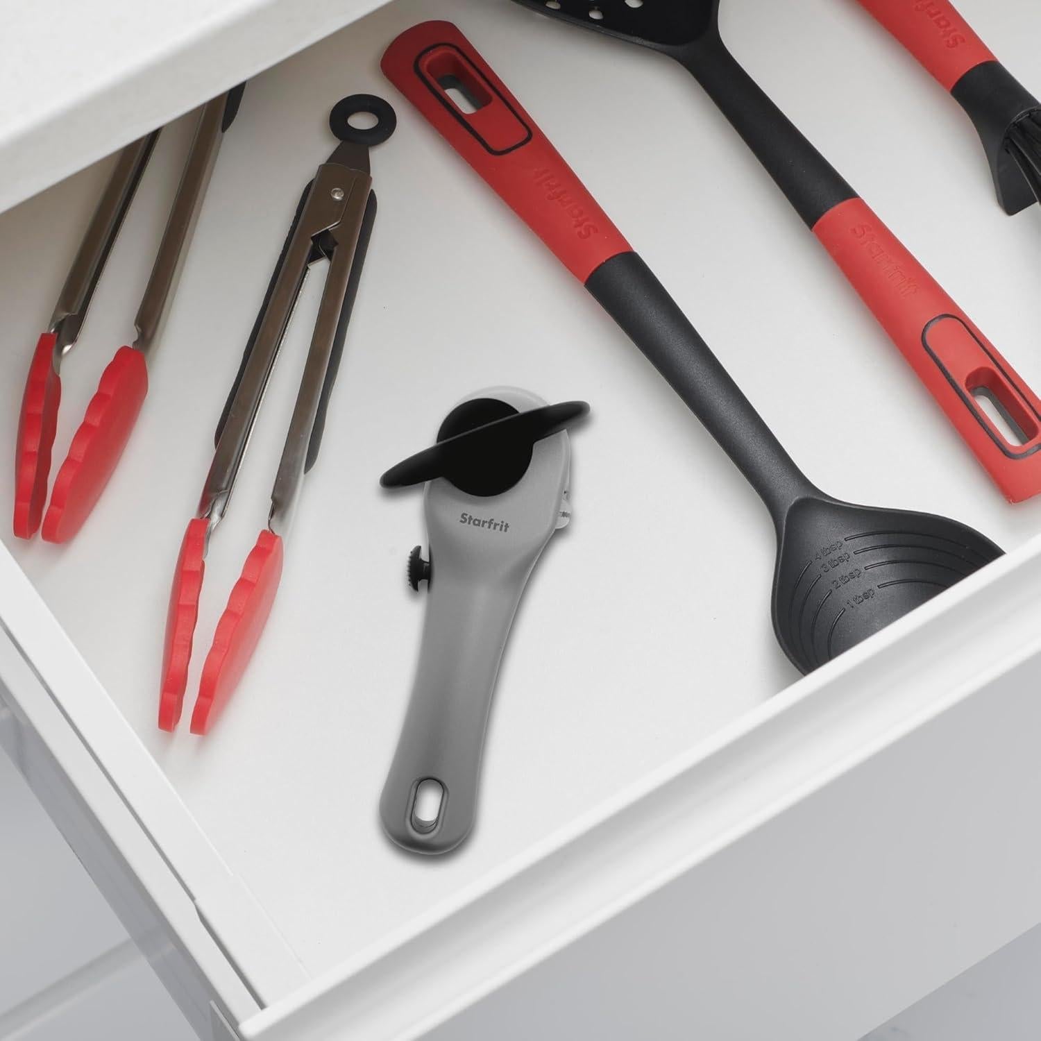 Abrelatas Starfrit Securimax Auto - Borde Seguro Gris