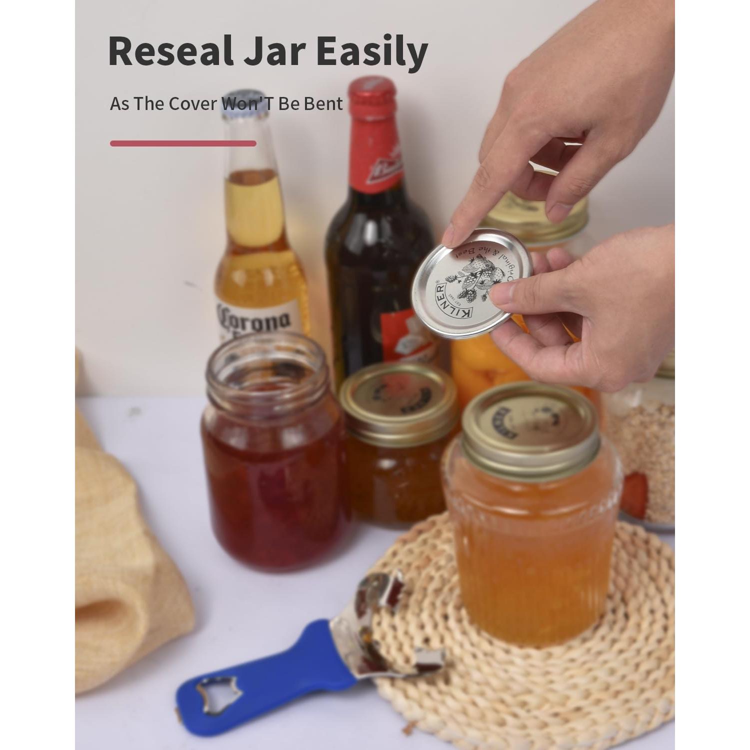 Abridor de Frascos Manual CYDW Acero Inoxidable Azul