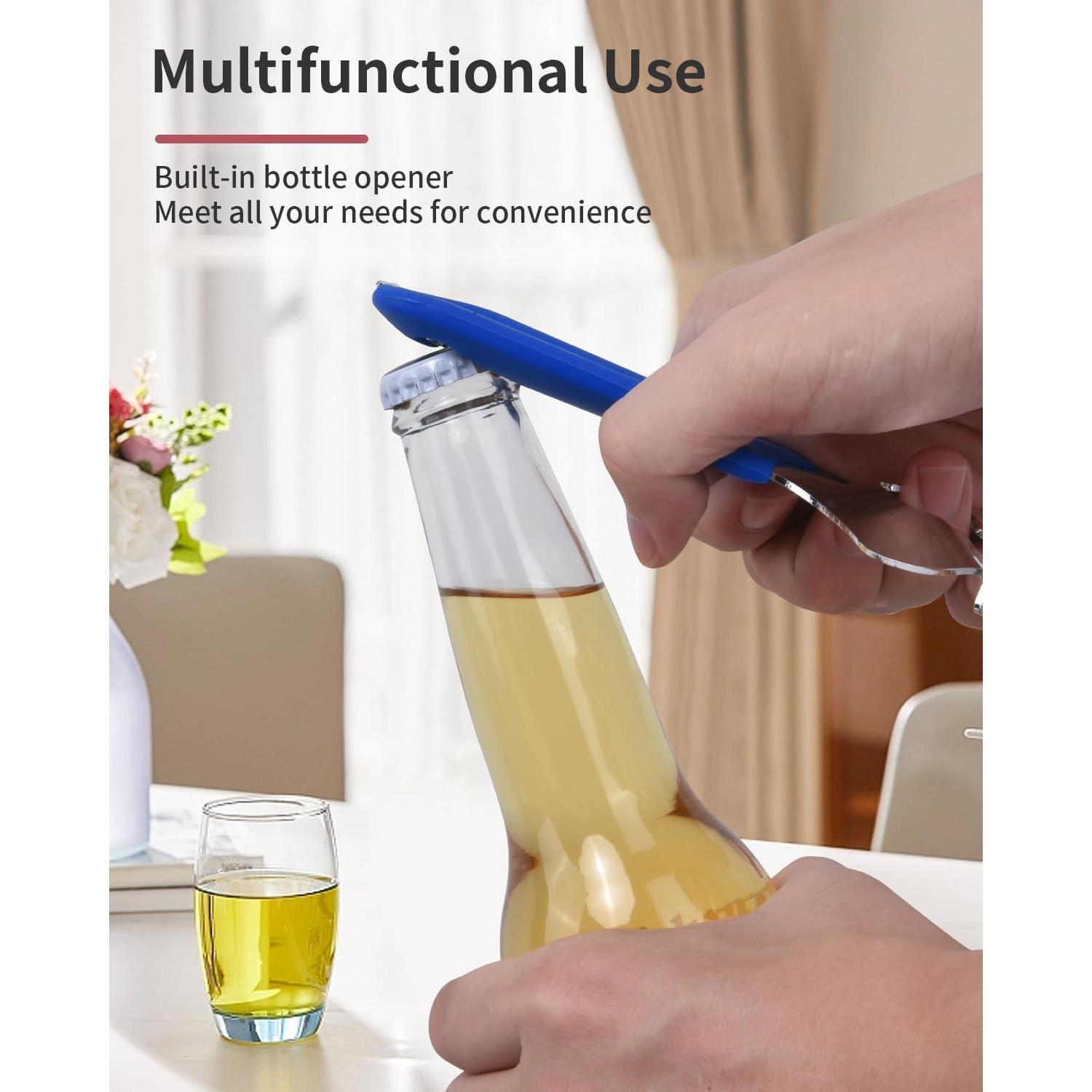 Abridor de Frascos Manual CYDW Acero Inoxidable Azul