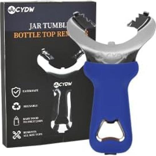 Abridor de Frascos Manual CYDW Acero Inoxidable Azul