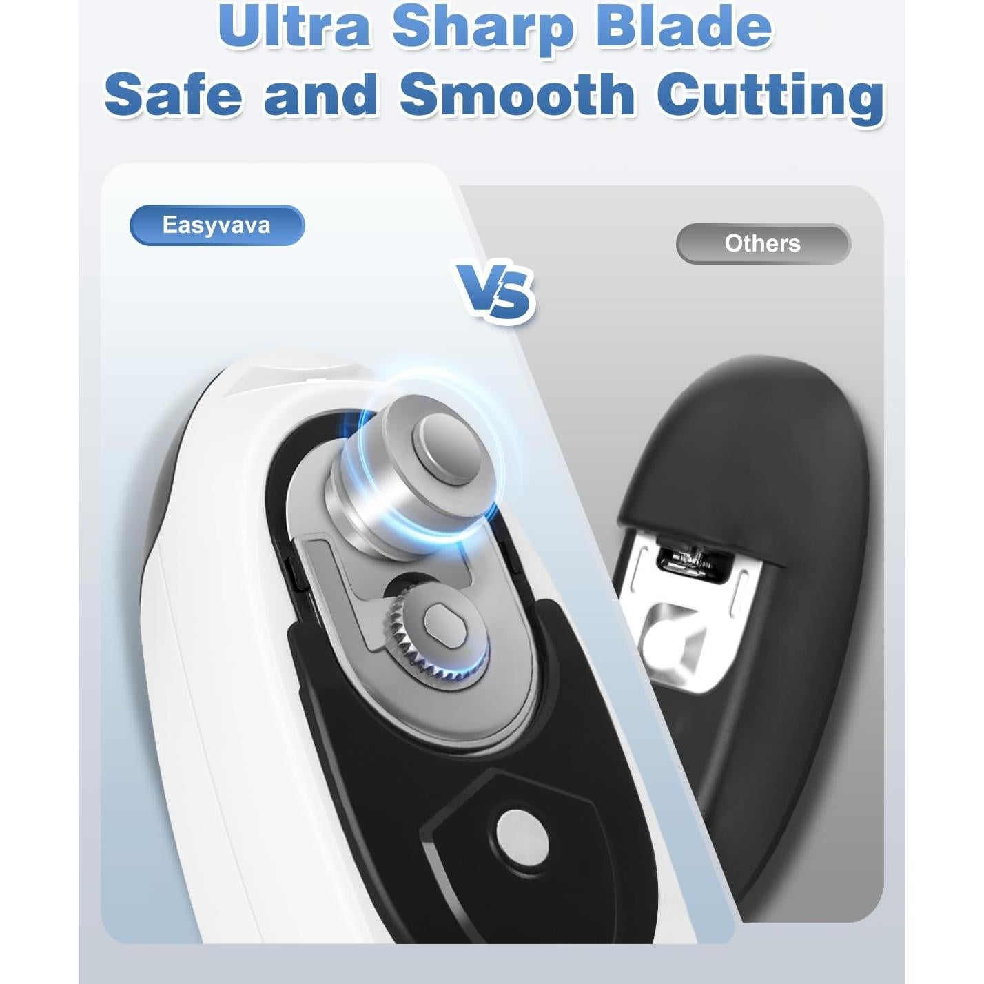 Abre Latas Eléctrico Easyvava 2025 - Automático y Portátil