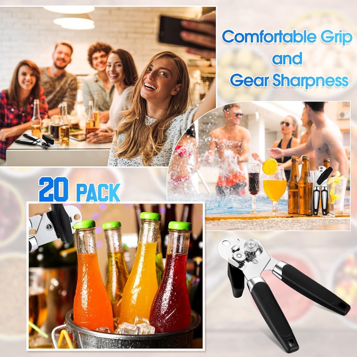 Abridores de Latas Manuales Gisafai 20 Pcs Acero Inoxidable