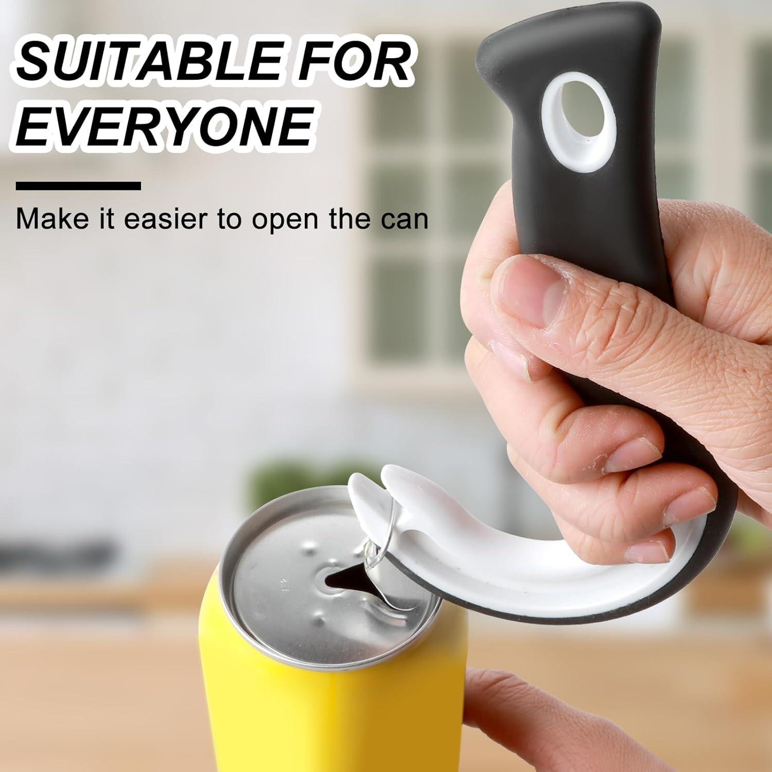 Abre Latas Ouligay 2 Pcs Fácil de Usar para Ancianos