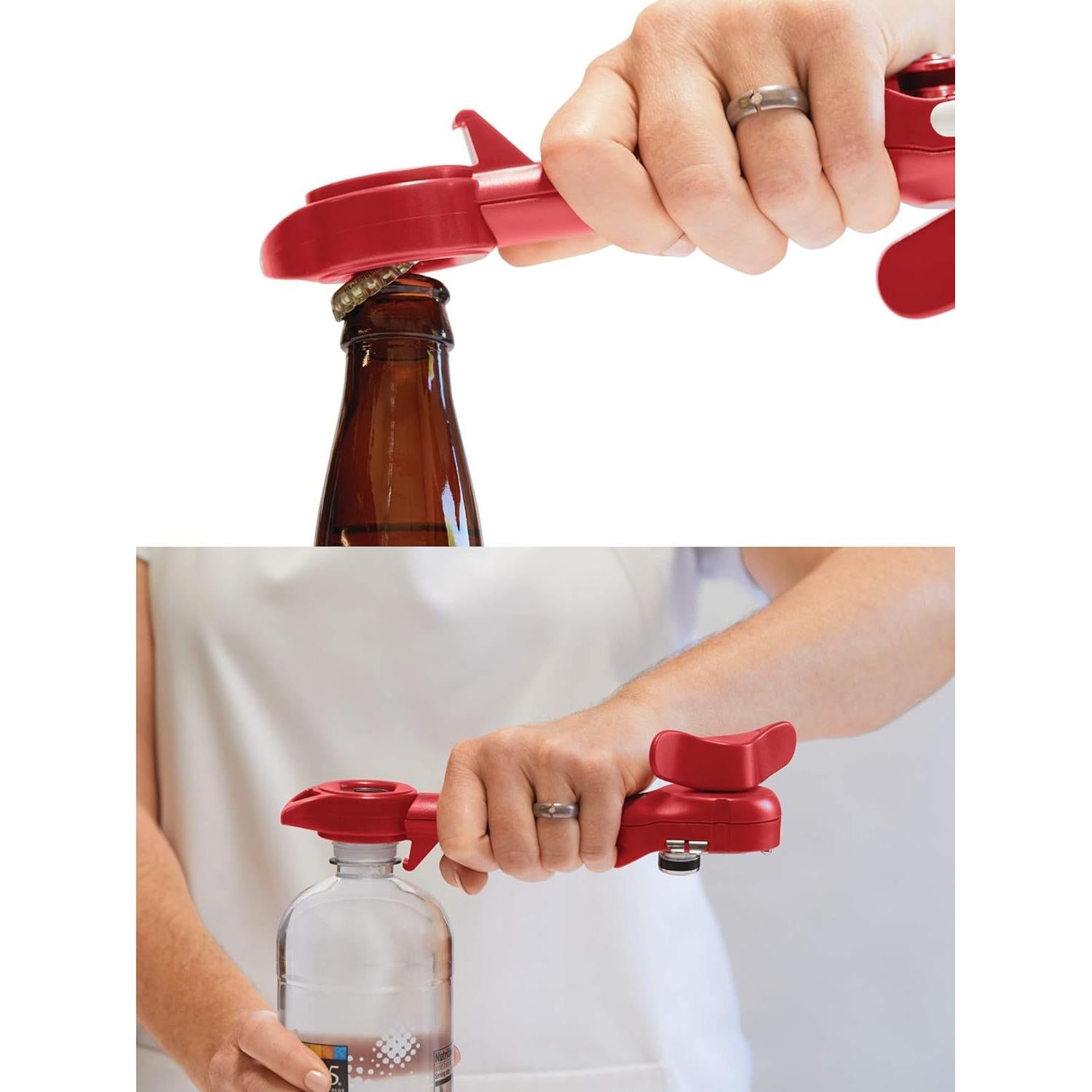 Abrelatas Automático Kuhn Rikon Master Opener Rojo 22,86 cm