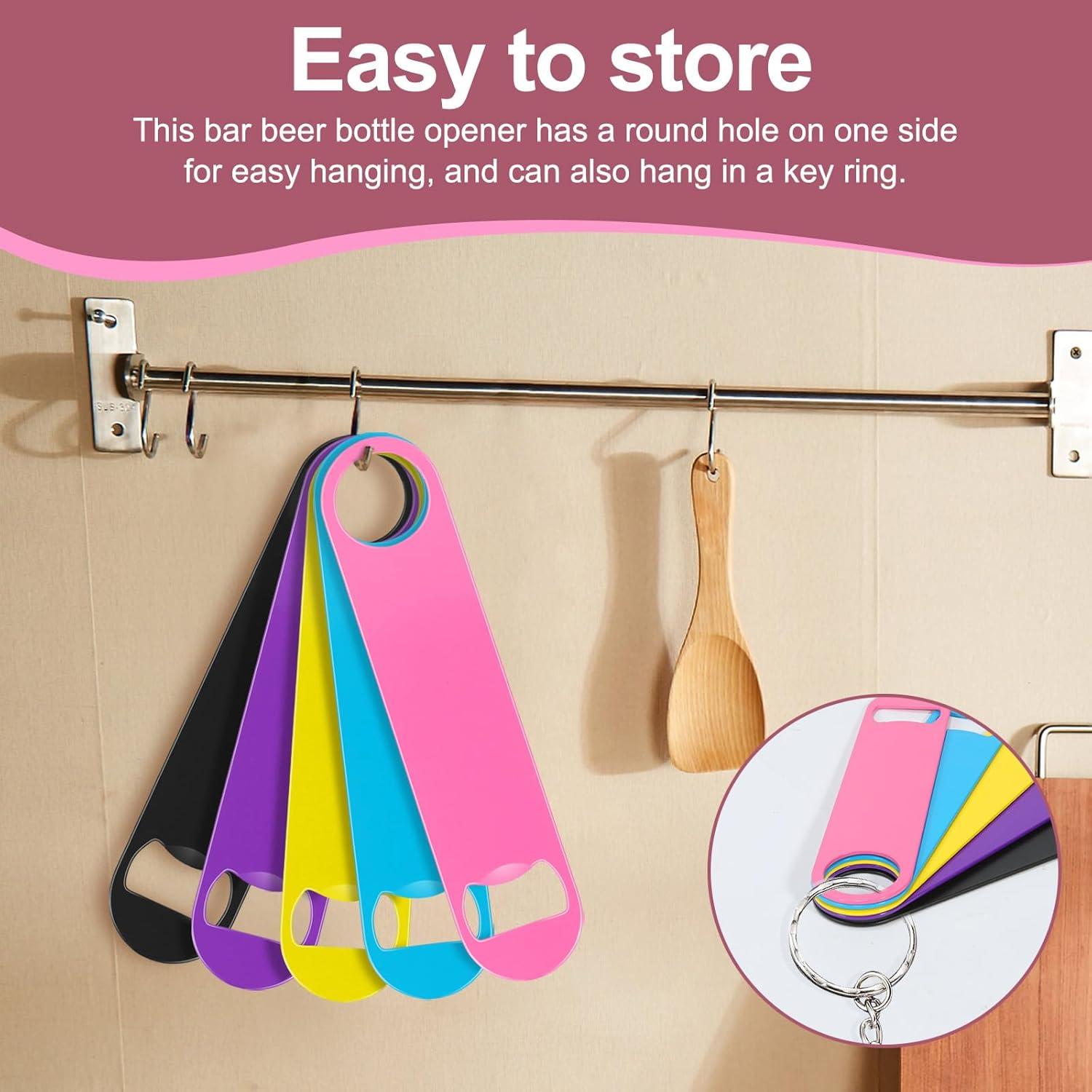 WEGAZ Abrebotellas de Cerveza Acero Inoxidable 5 Pack Colorido