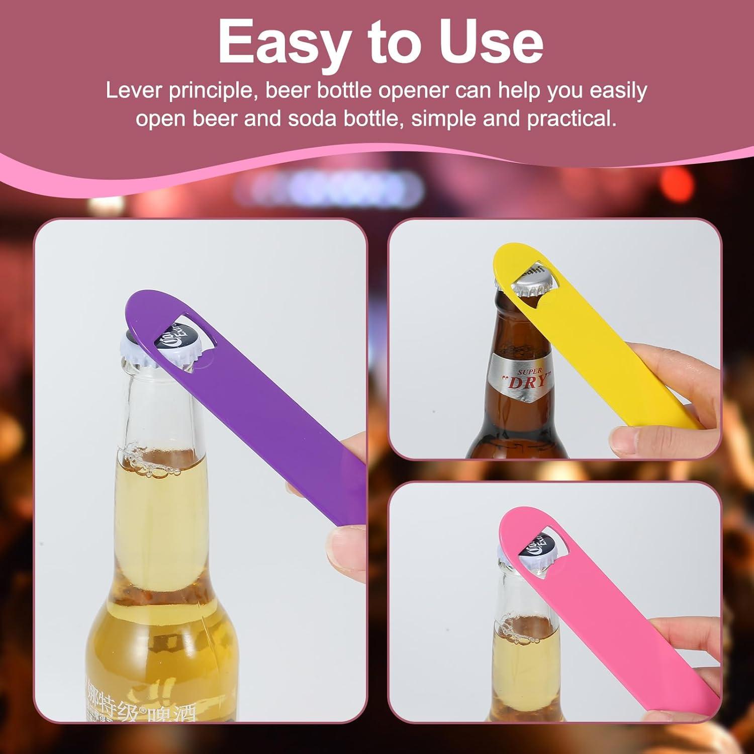 WEGAZ Abrebotellas de Cerveza Acero Inoxidable 5 Pack Colorido