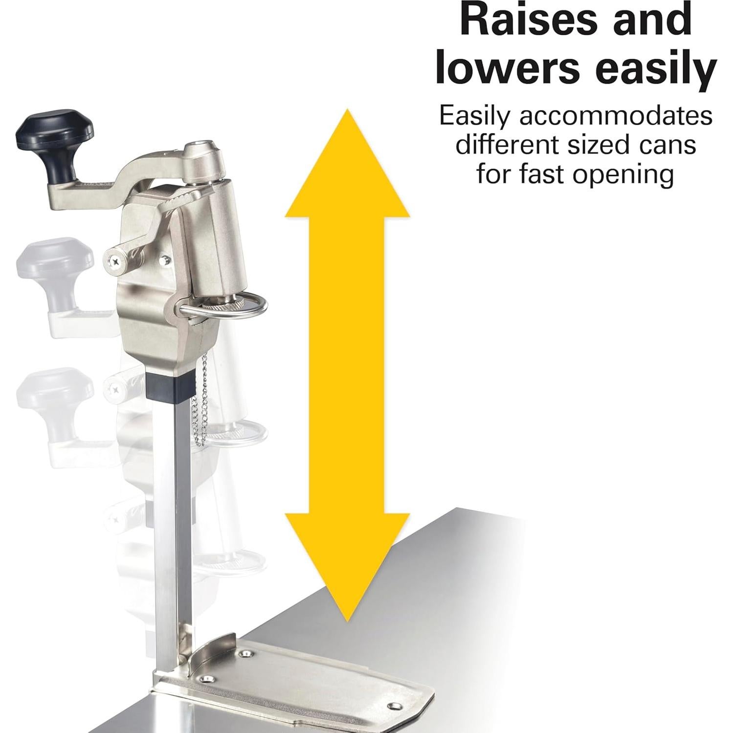 Abridor de Latas Manual Hamilton Beach HCO500 Acero Inoxidable