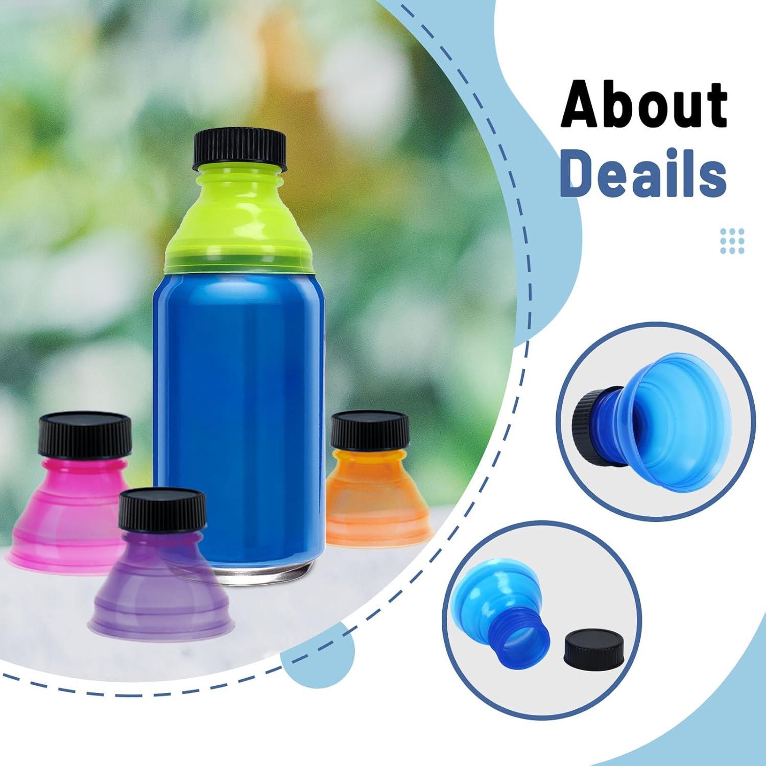 Paquete de 12 tapas reutilizables para latas Newbested