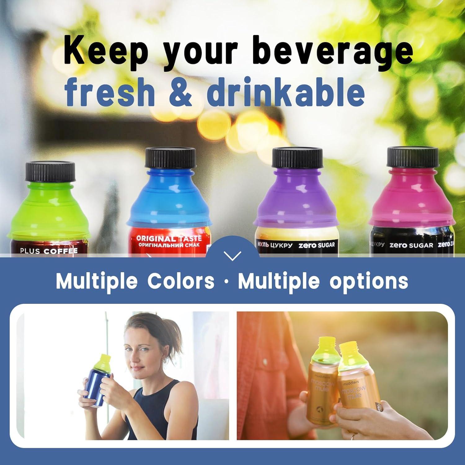 Paquete de 12 tapas reutilizables para latas Newbested