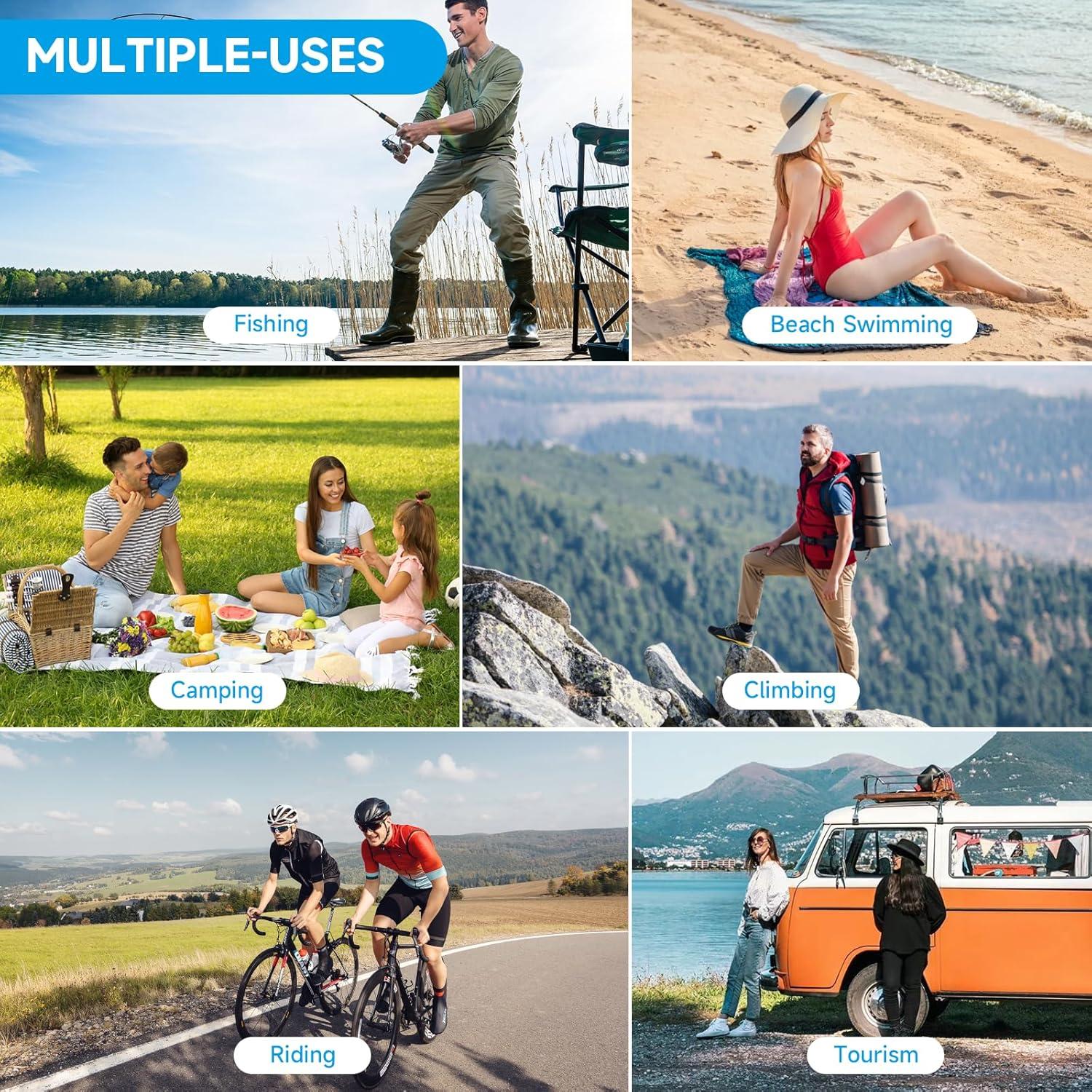 Bolsa de Ducha Solar FENSAN 20L Portátil para Camping