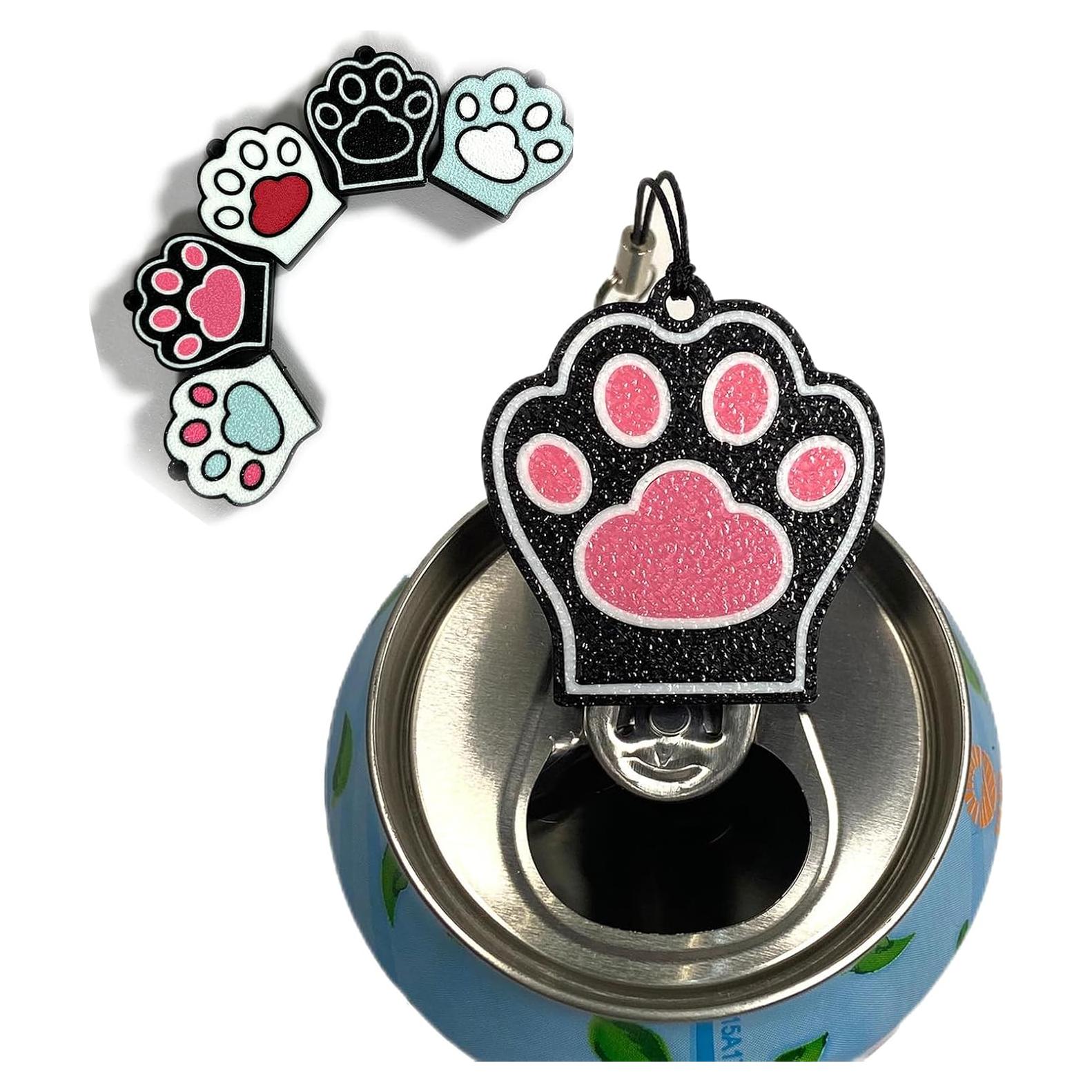 Abrebotellas de Lata Ctabpals Rosa para Uñas Largas