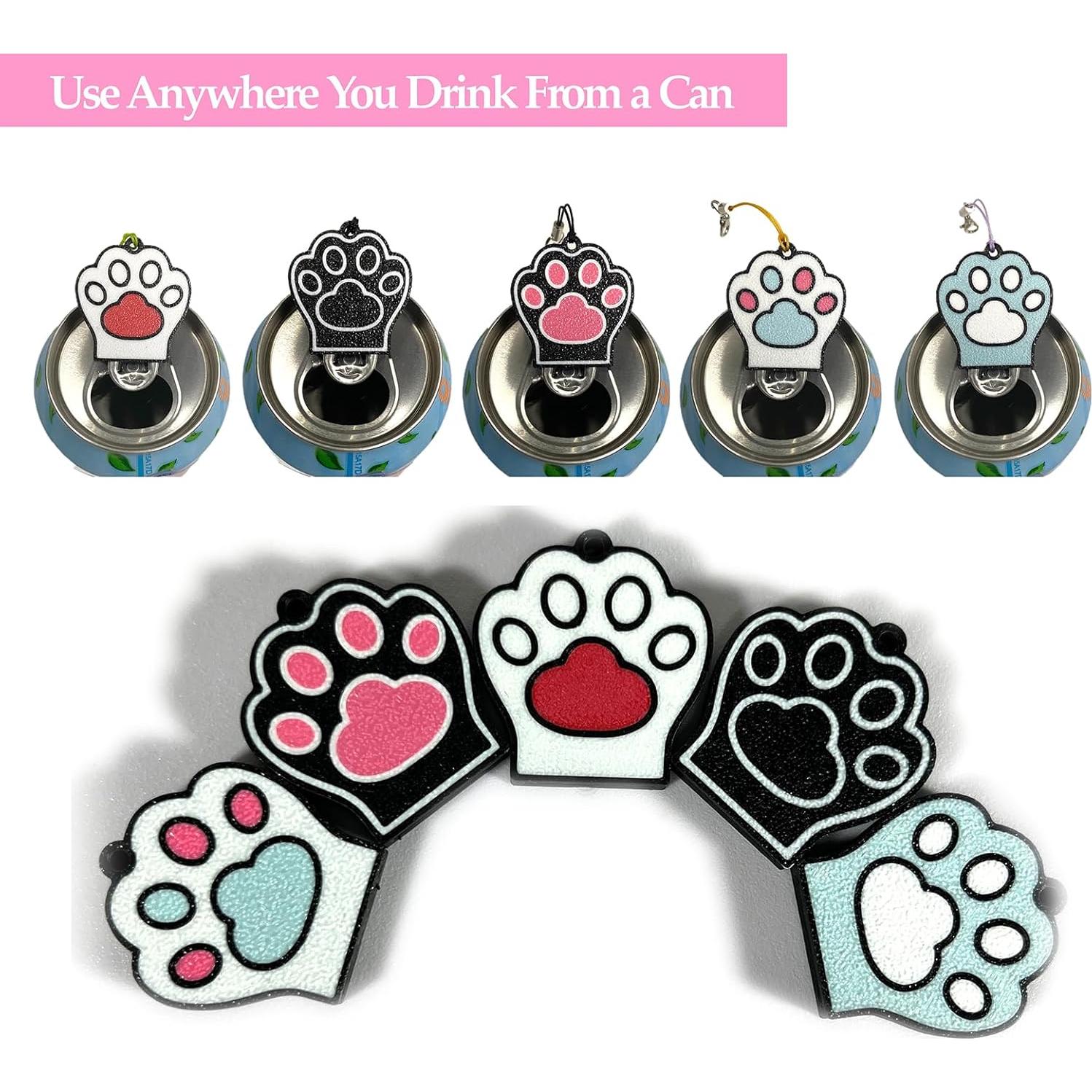 Abrebotellas de Lata Ctabpals Rosa para Uñas Largas