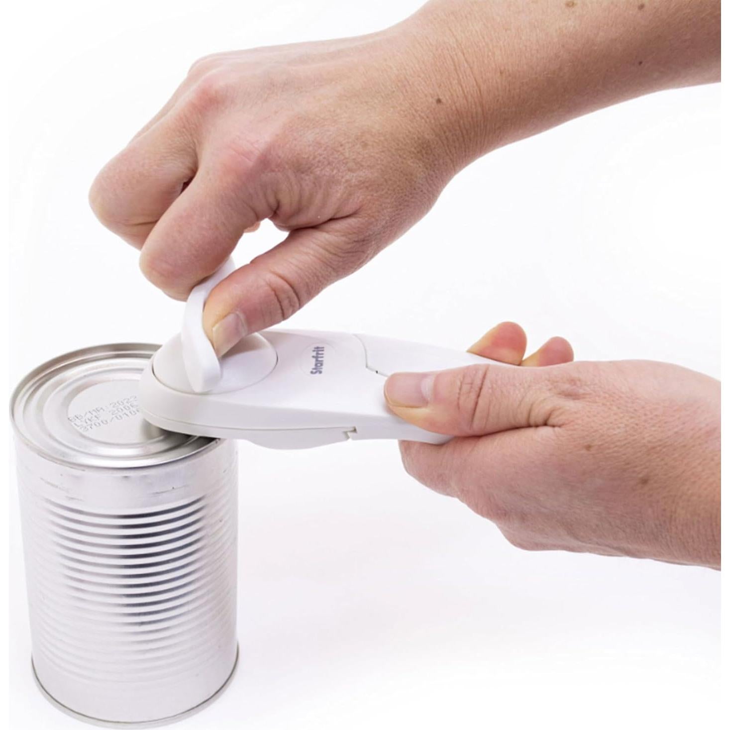 Abrelatas manual Starfrit Little Beaver - Blanco - Seguro y fácil