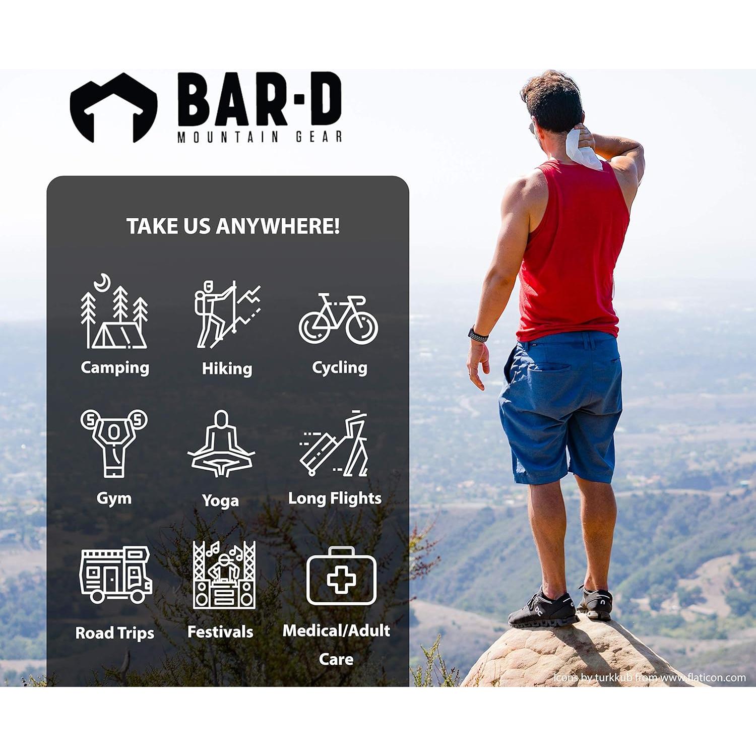 Toallitas Biodegradables Bar-D con Aloe Vera y Árbol de Té