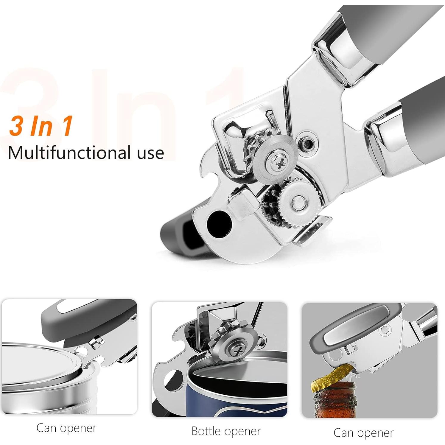 Abrelatas Manual Multifuncional OUTWAY Acero Inoxidable