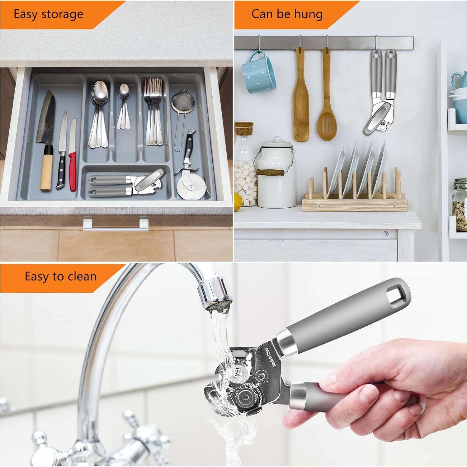 Abrelatas Manual Multifuncional OUTWAY Acero Inoxidable