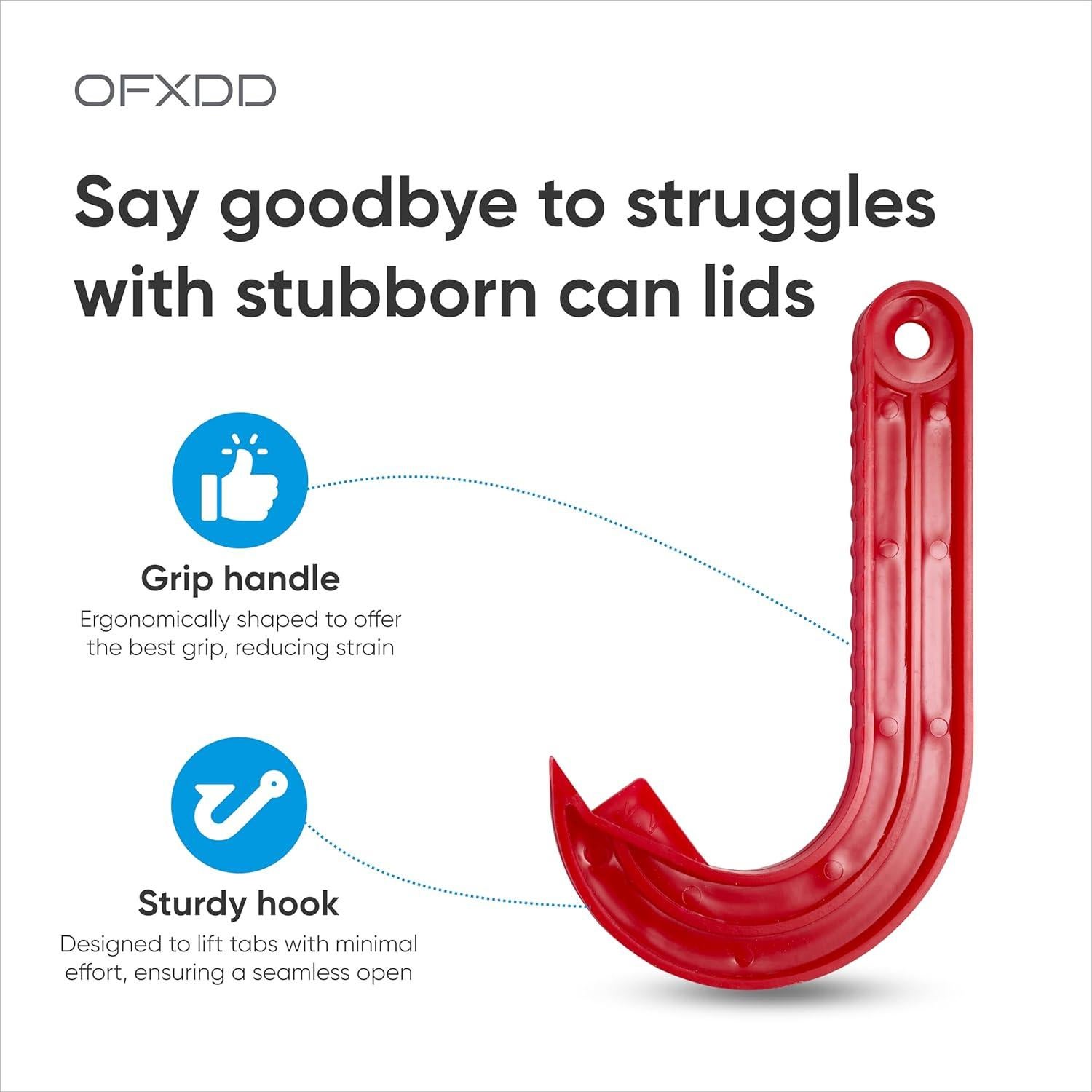 Abre Latas Manual OFXDD con Gancho - 3 Colores