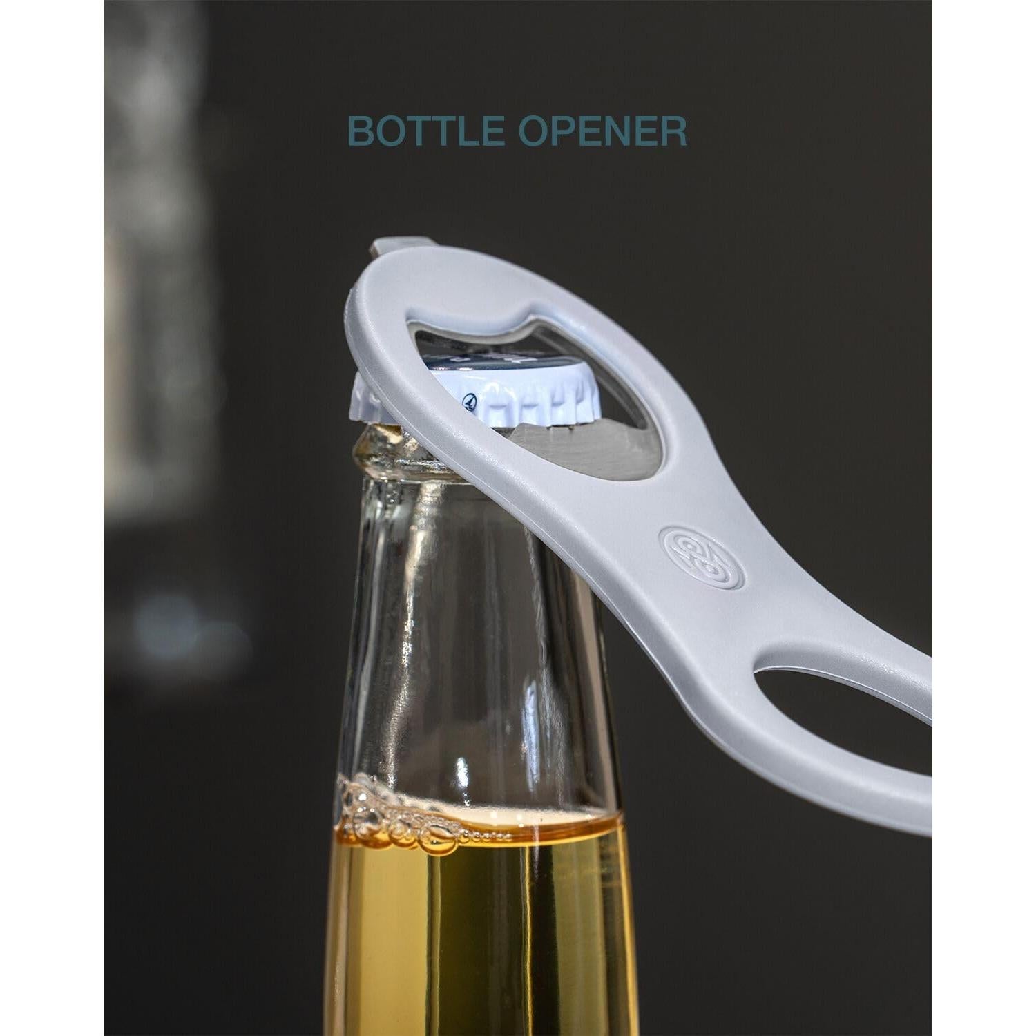 Abridor de Botellas 2 en 1 8SOM Magnético Gris