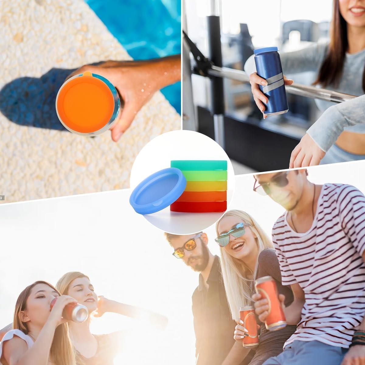 Tapas de Silicona Reutilizables Aieve para Latas - 6 Piezas