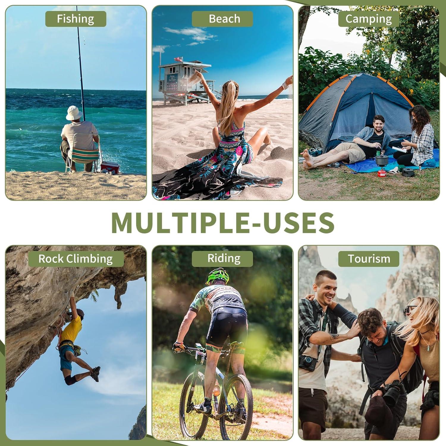 Bolsa de Ducha Solar Portátil HISFFOG 20L con Manguera