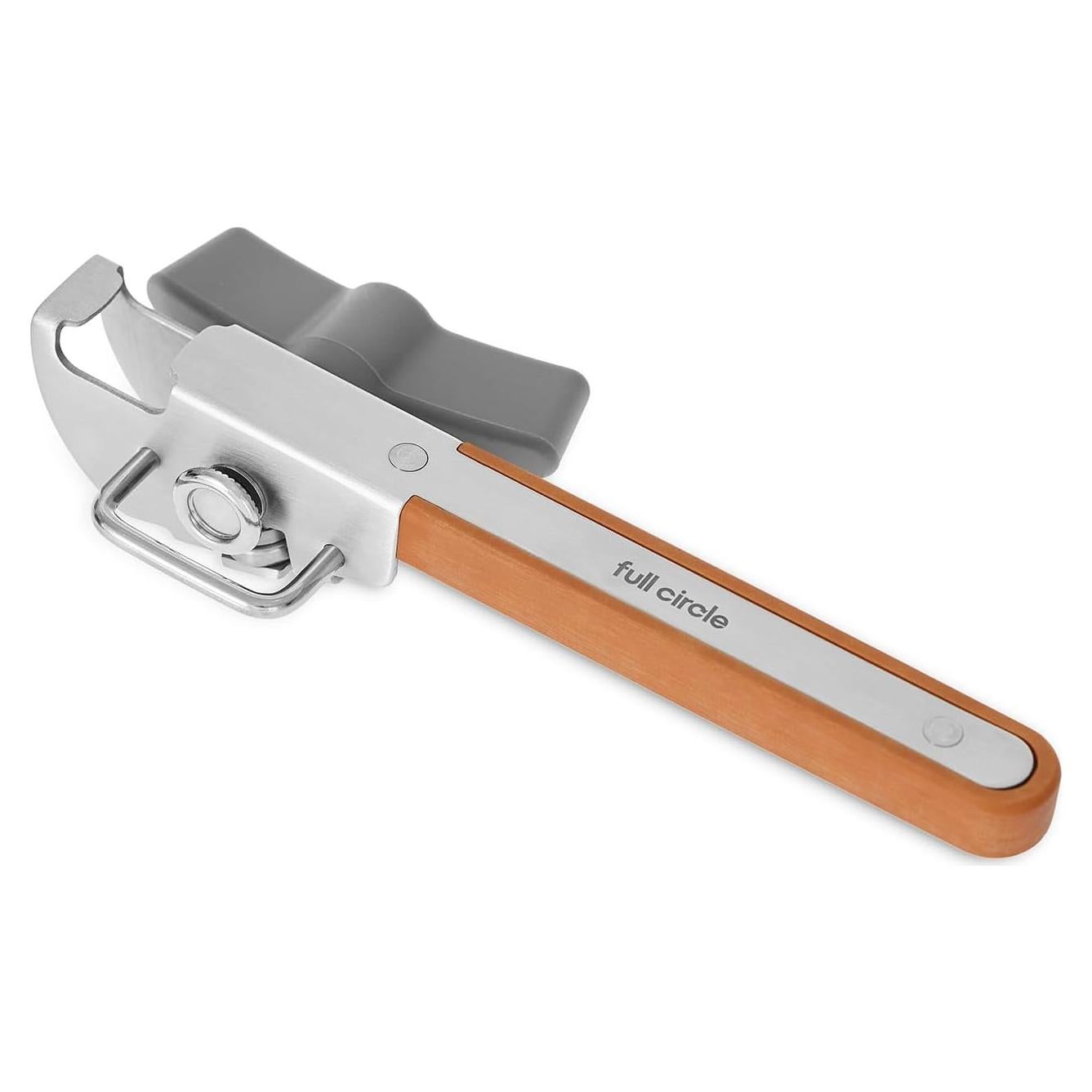 Abrelatas Manual Full Circle Acero Inoxidable 170g Bordes Suaves