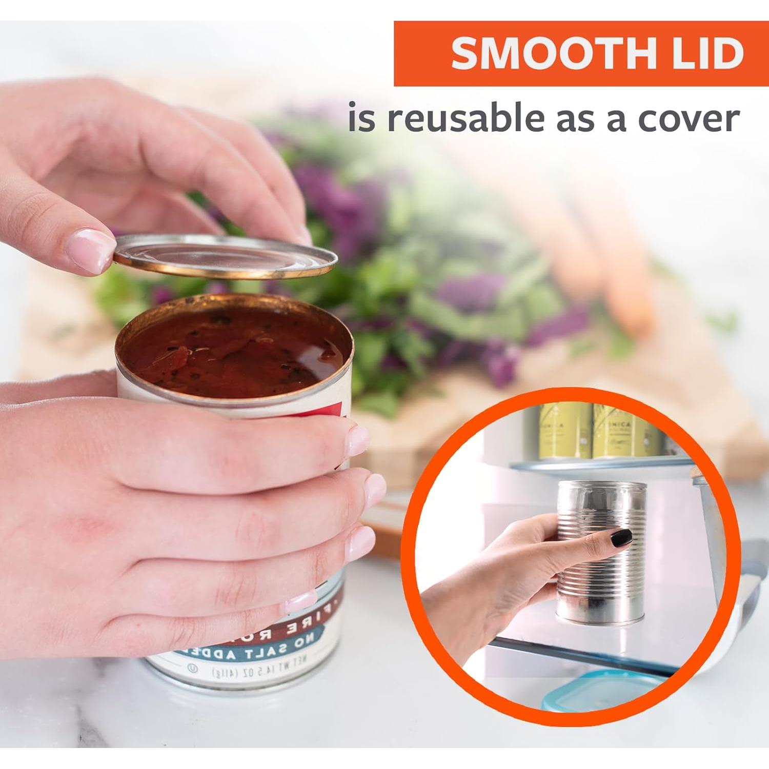 Abrelatas Manual Full Circle Acero Inoxidable 170g Bordes Suaves