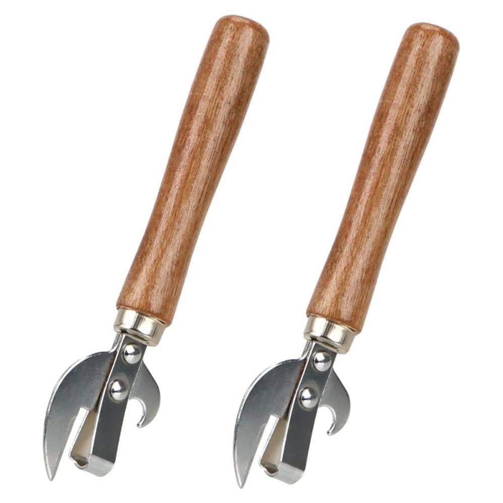 Abrelatas y Sacacorchos TEAMWILL 2 Piezas Acero Inoxidable