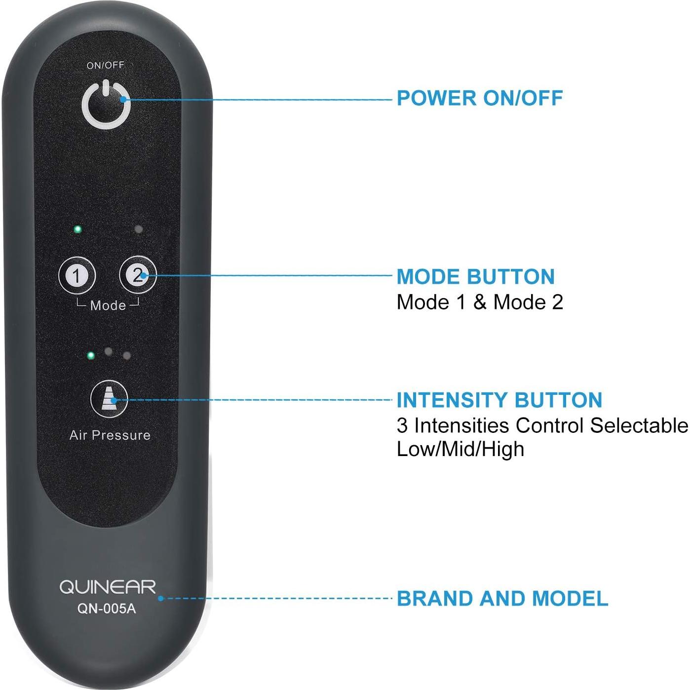 Masajeador de Piernas QUINEAR QN-005A con Compresión de Aire