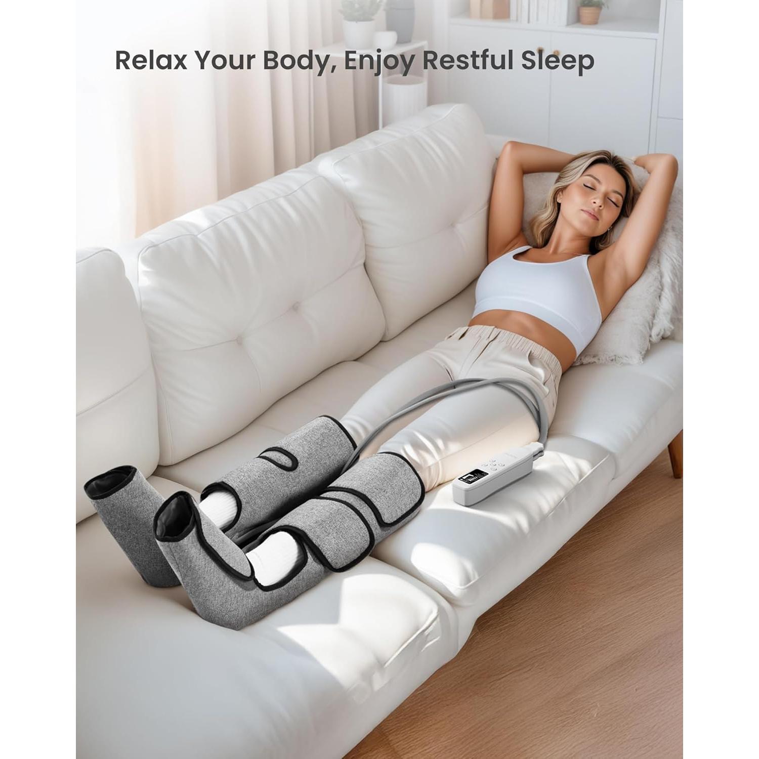 Masajeador de Piernas RENPHO YY-A02-B con Compresión de Aire