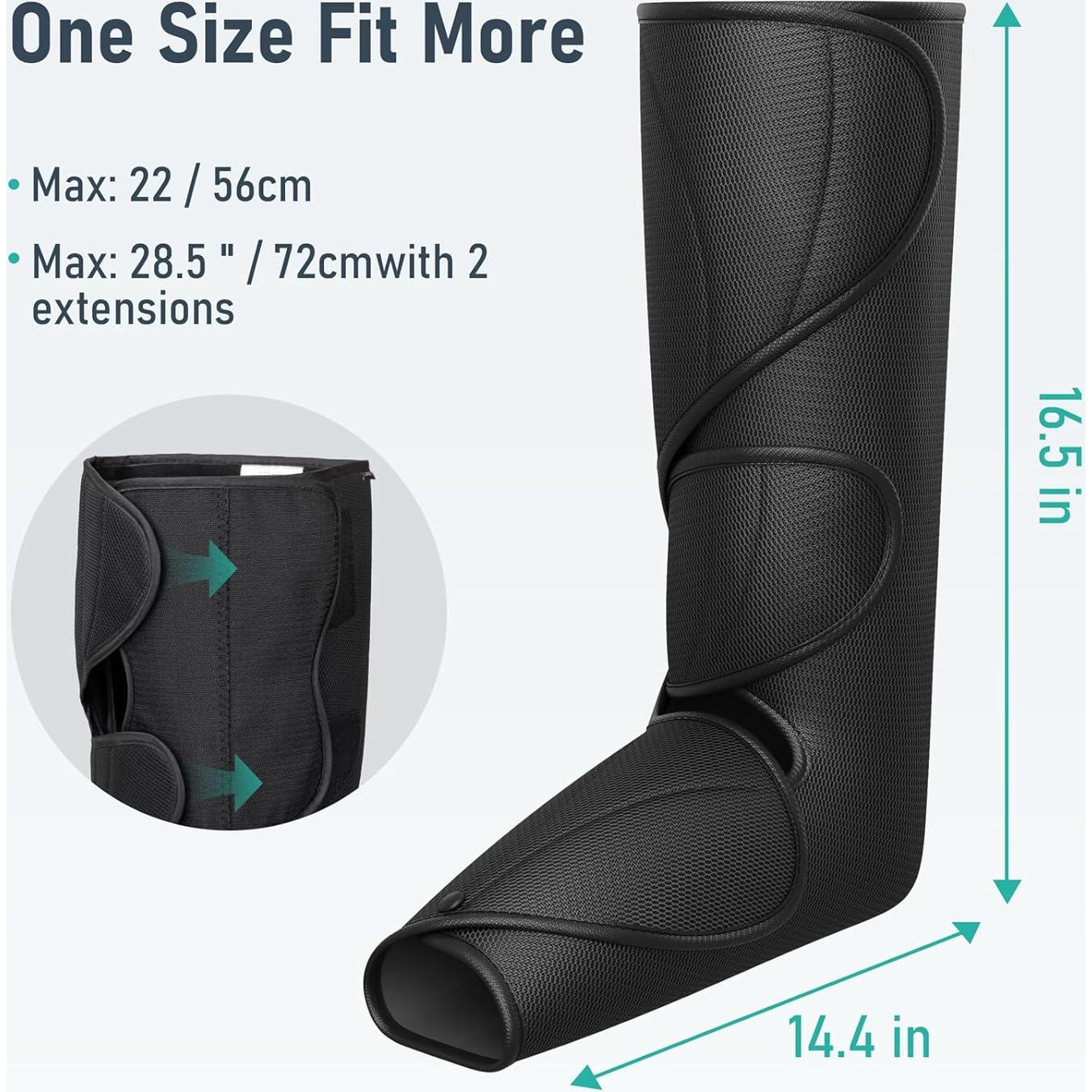 Masajeador de Piernas QUINEAR con Calor y Compresión de Aire