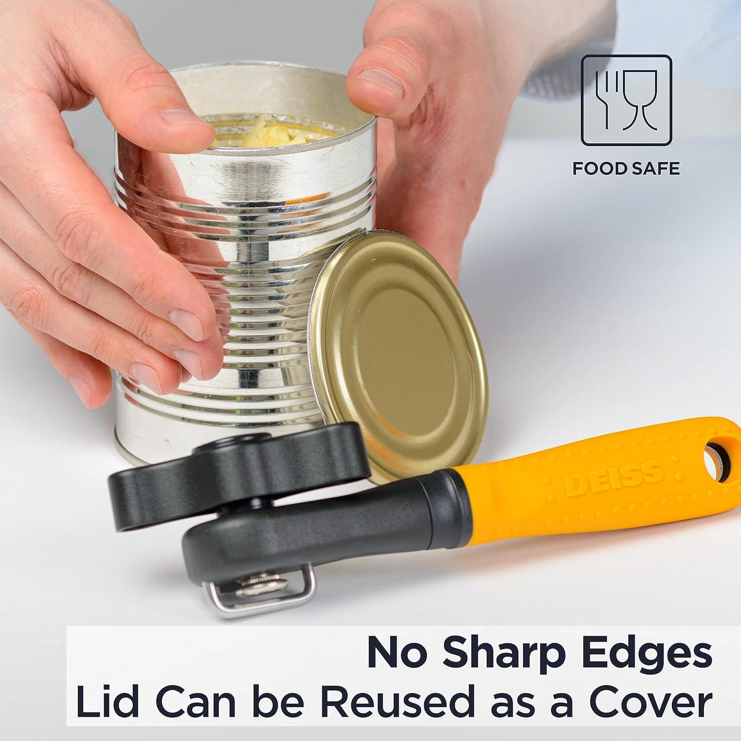 Abrelatas Manual Deiss Pro Naranja Acero Inoxidable 21.5cm