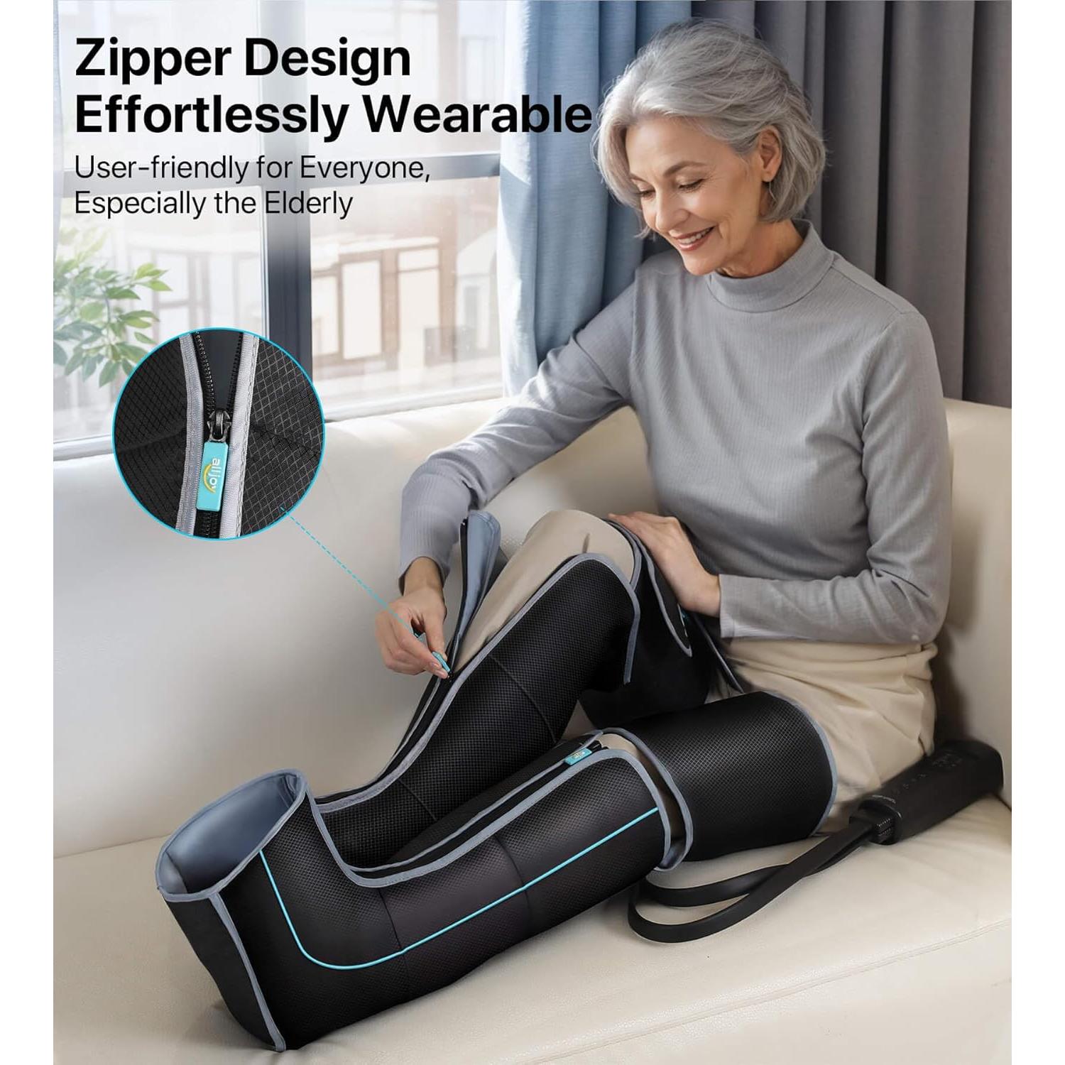 Masajeador de Piernas ALLJOY con Calor y Compresión 360°