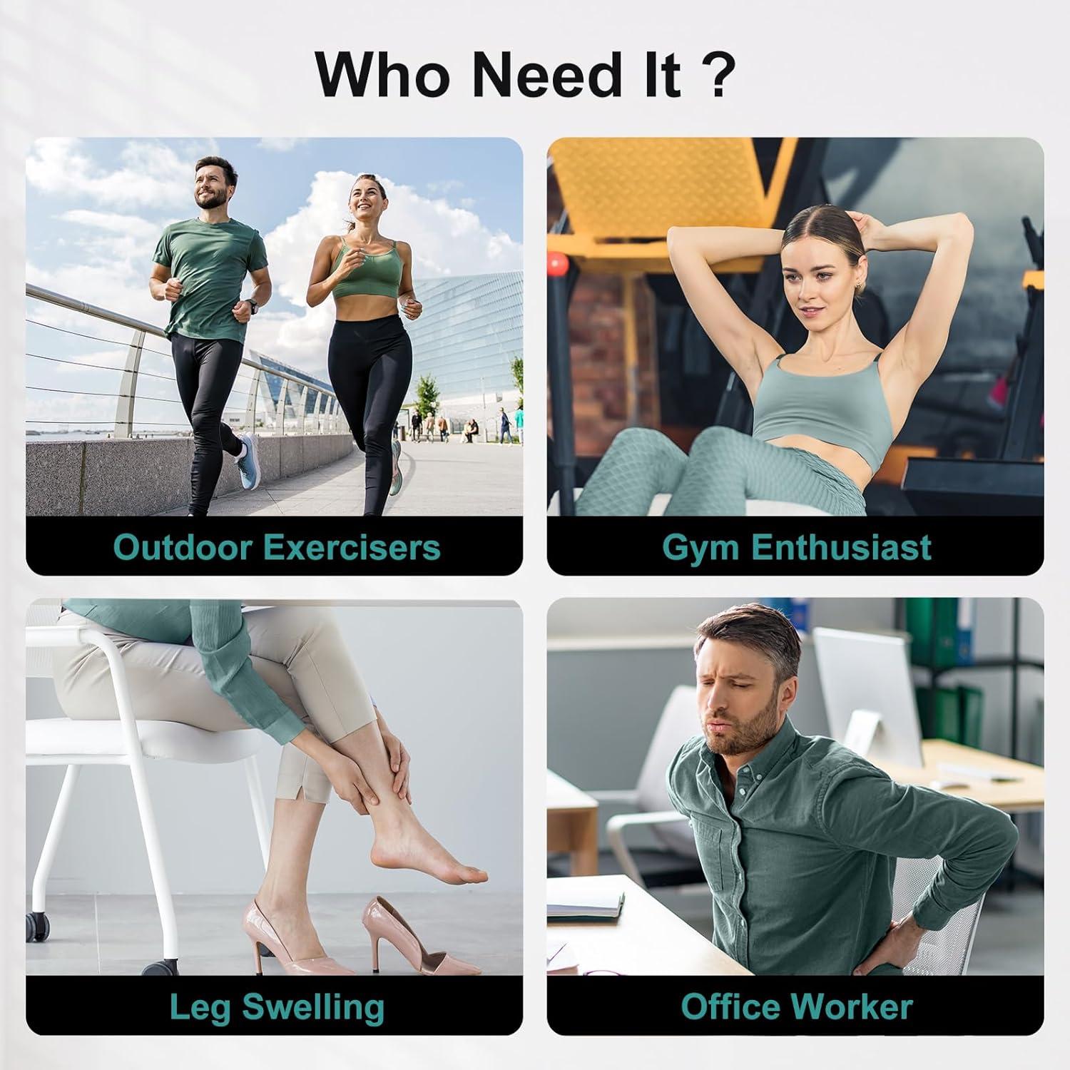 Masajeador de Piernas Nekteck Inalámbrico Recargable 2.14kg