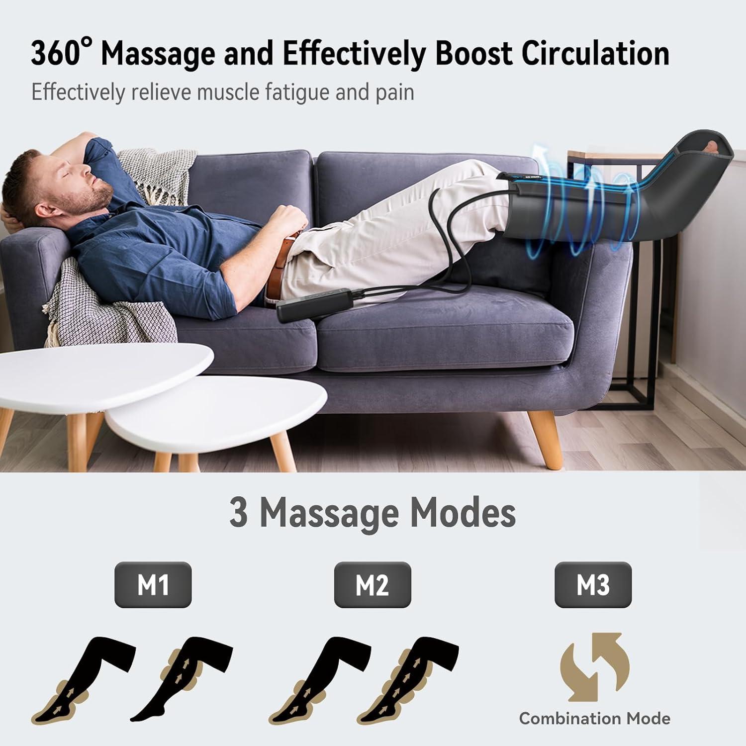 Masajeador de Piernas FIT KING FT-093A con Compresión de Aire