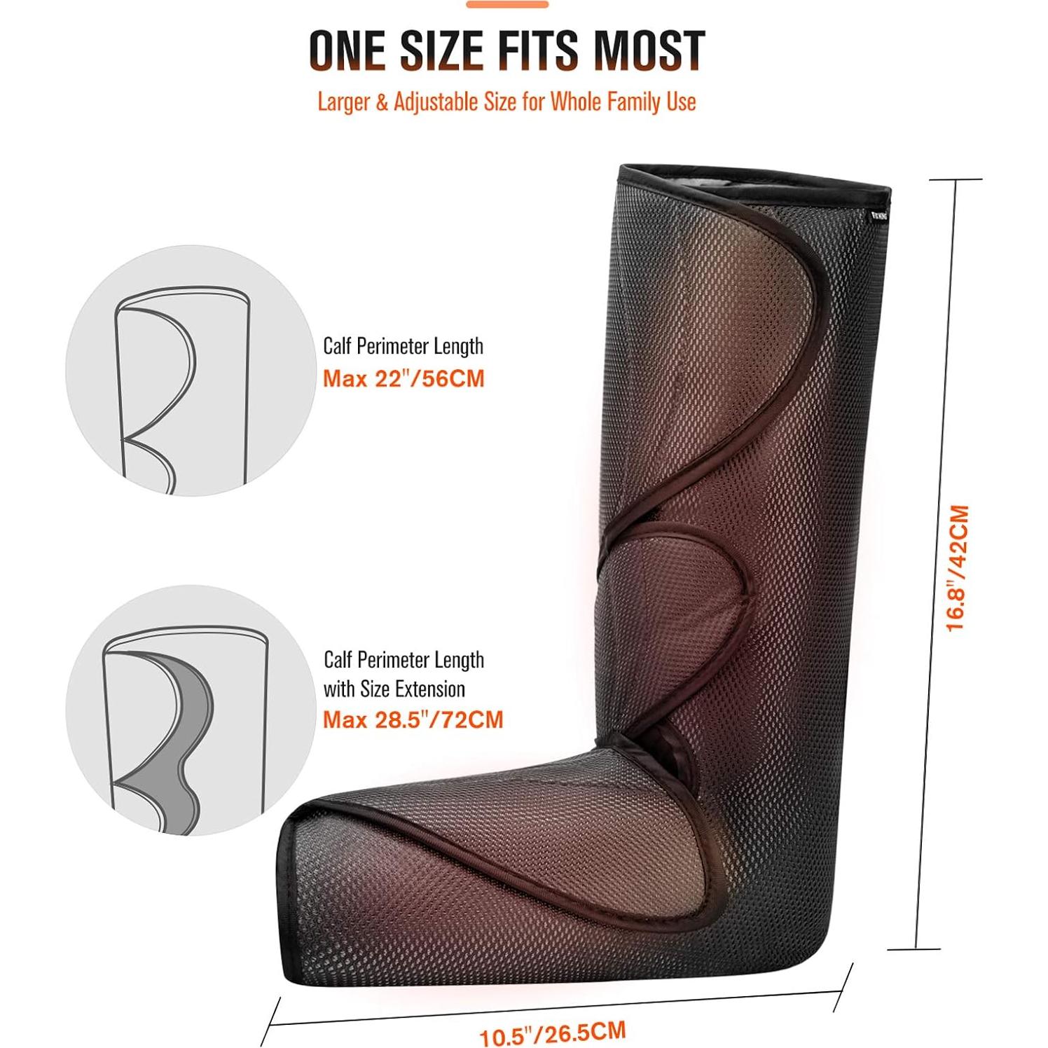 Masajeador de Piernas y Pies FIT KING FT-057A con Calor