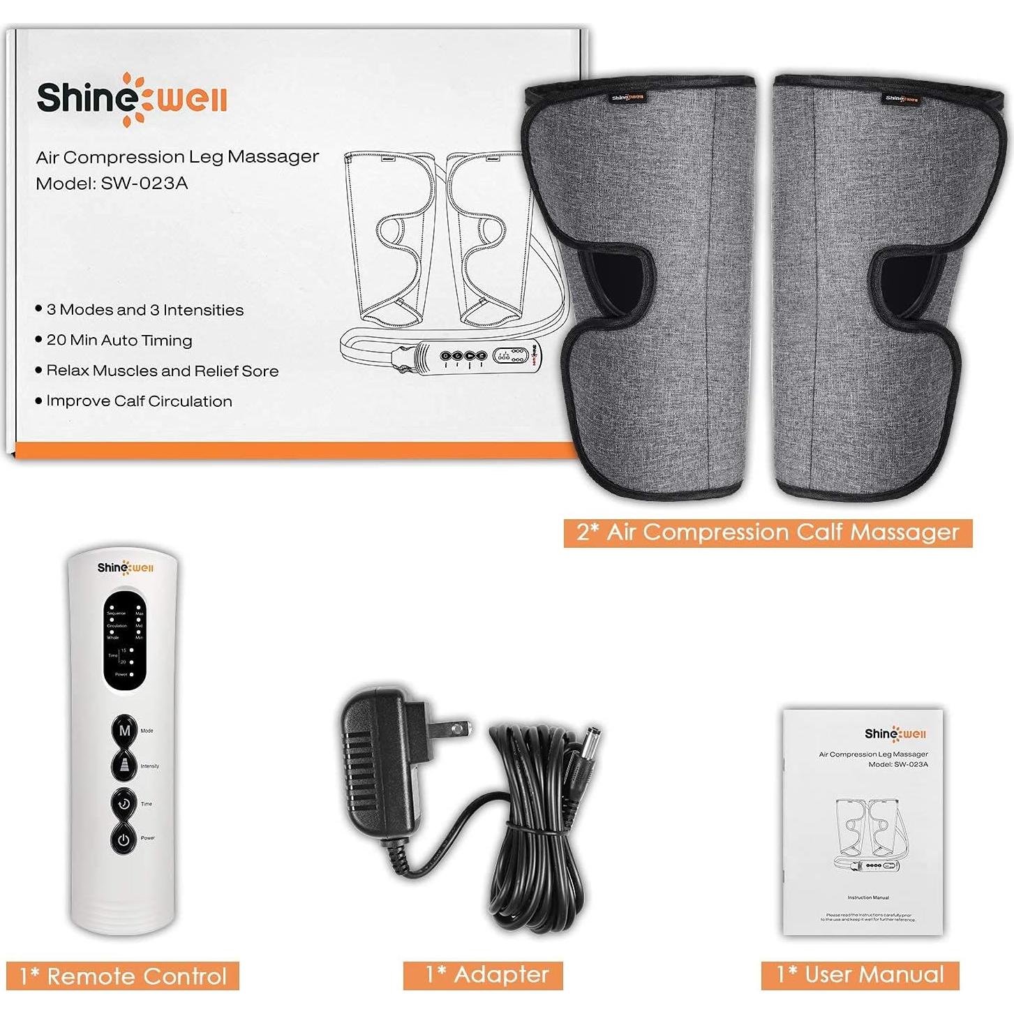 Masajista de Piernas Shine Well para Circulación 3 Modos