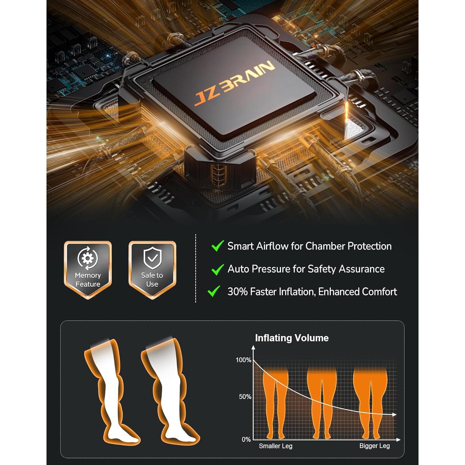 Botas de Compresión Profesional Xiamen Healthpal Medianas