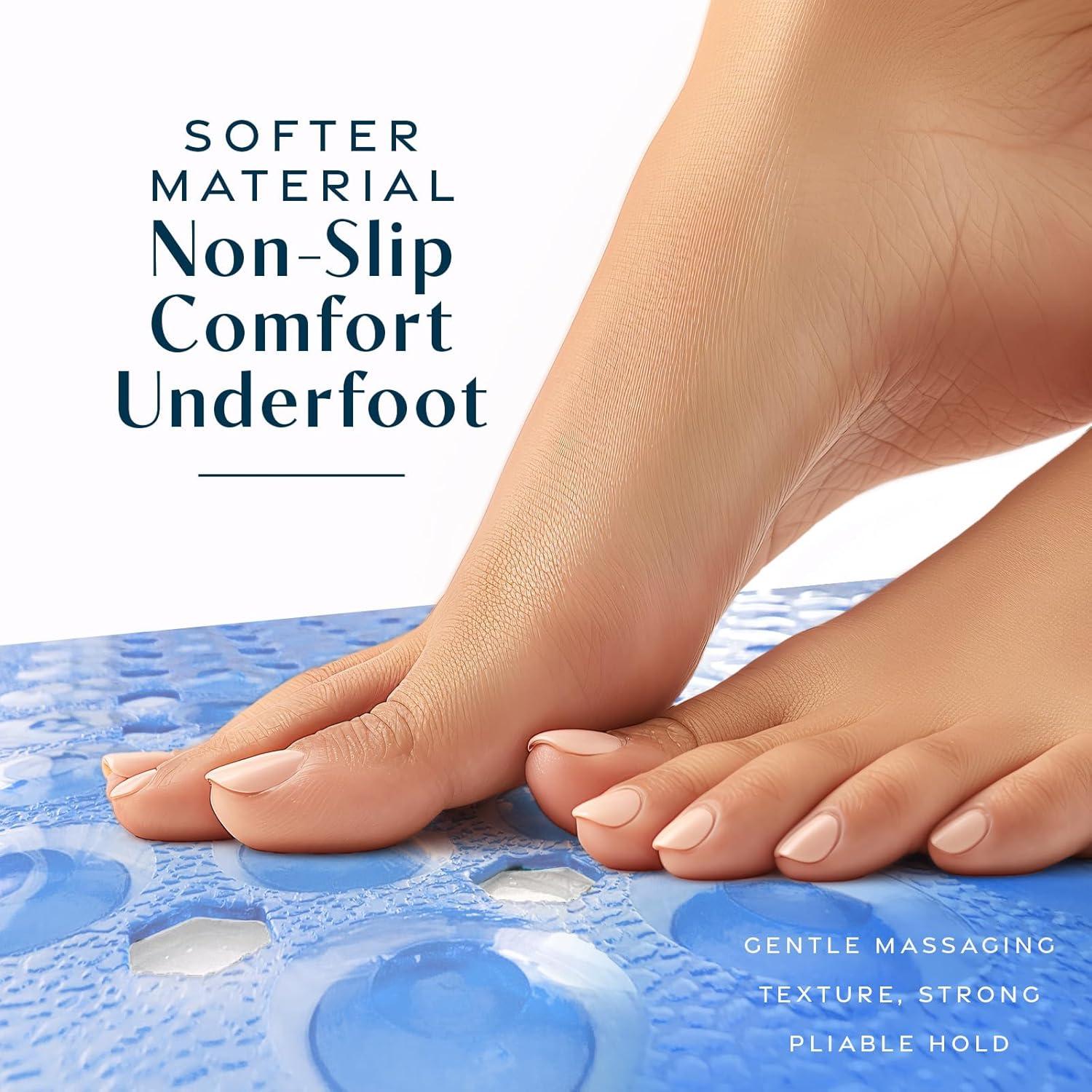 Alfombrilla Antideslizante SlipX Solutions 99x41 cm Azul Claro