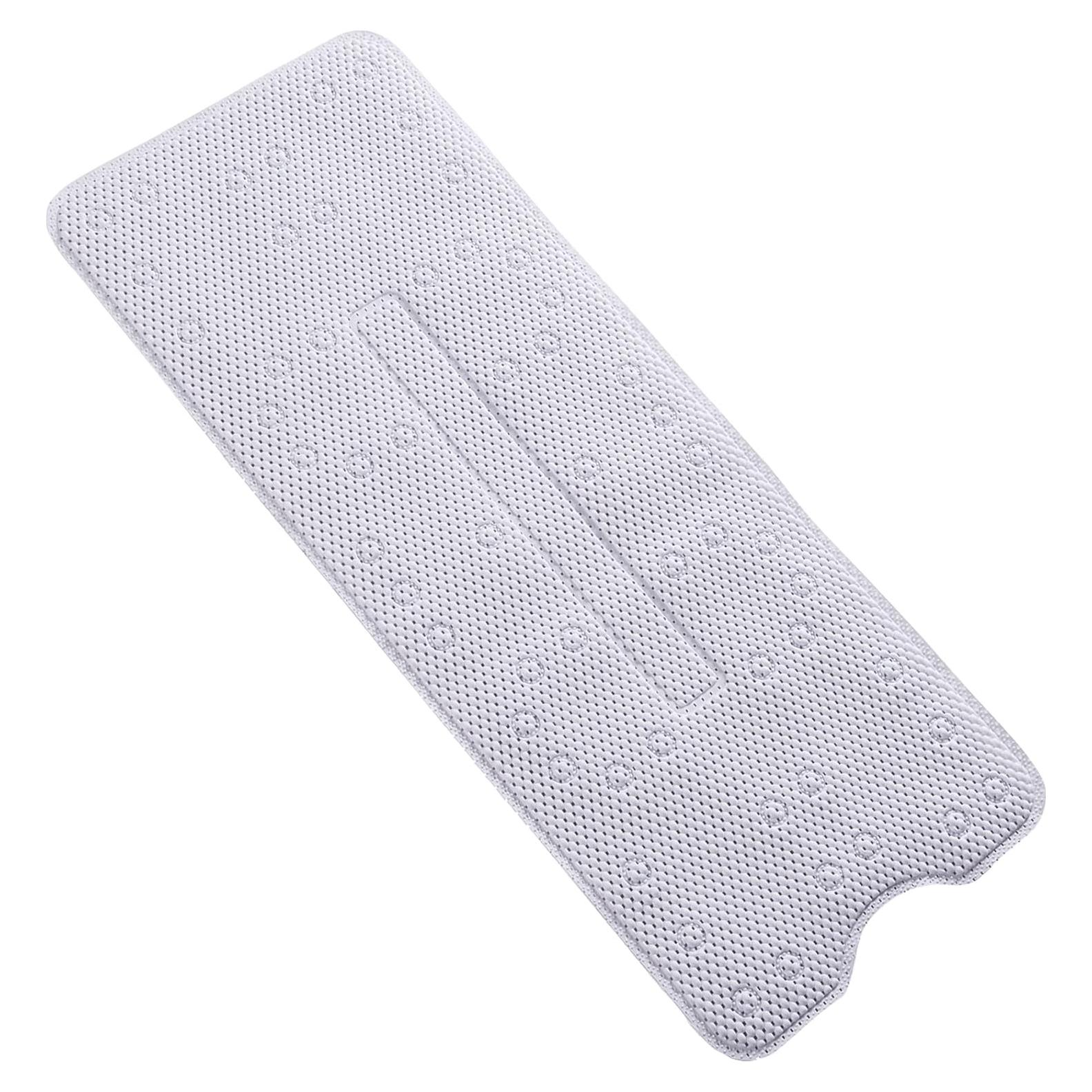 Alfombrilla de Baño Antideslizante Webos 40x16 cm Blanca