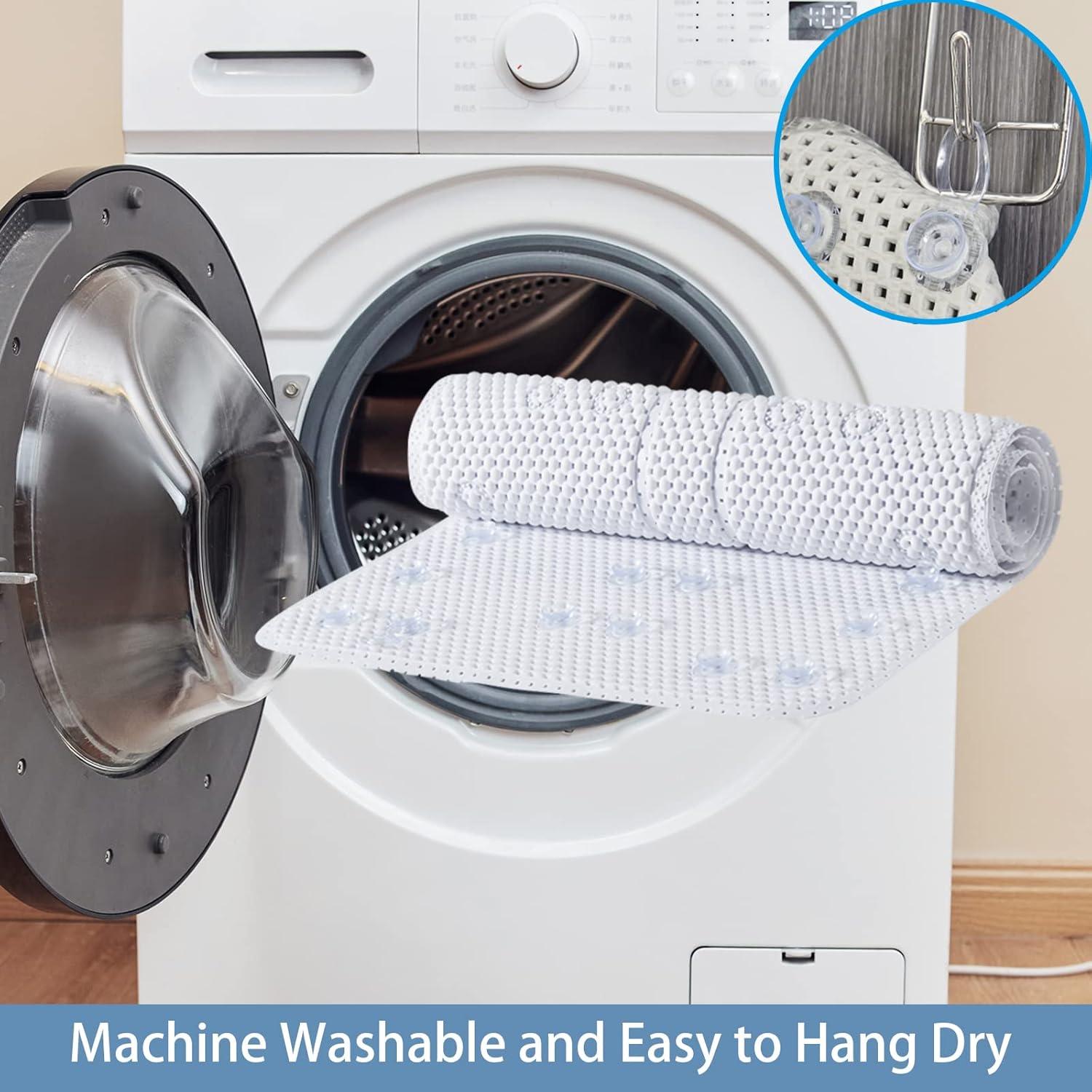 Alfombrilla de Baño Antideslizante Webos 40x16 cm Blanca