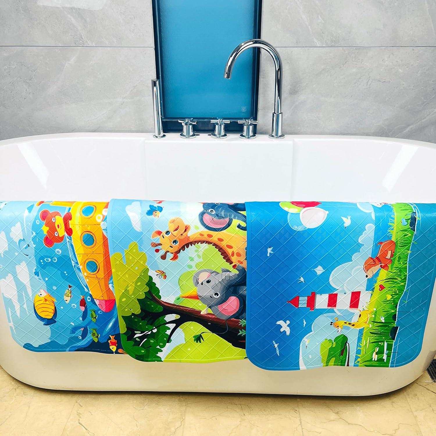 Alfombrilla de baño antideslizante ShineCozy 89x39cm Submarino