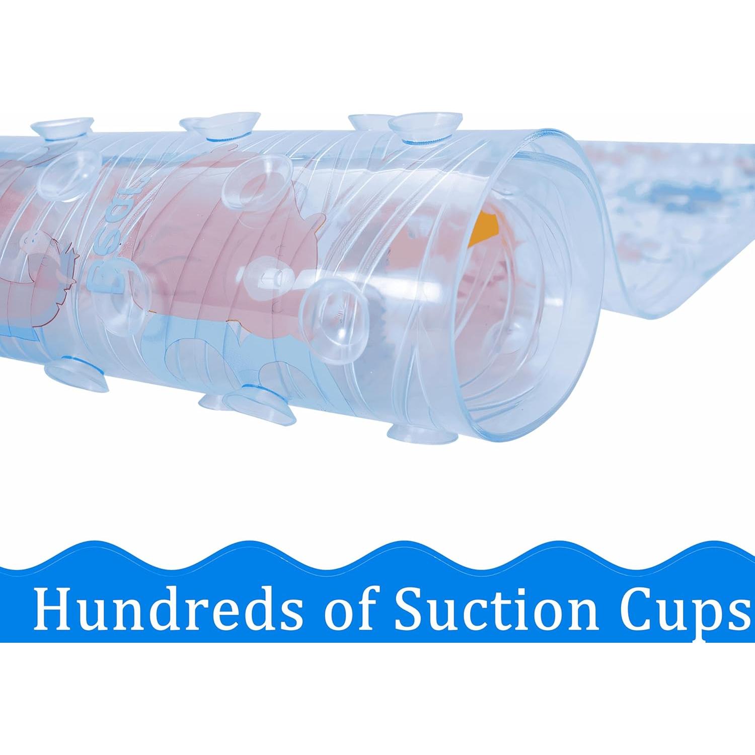 Alfombrilla de baño antideslizante BEEHOMEE XL Alfabeto 86x38 cm